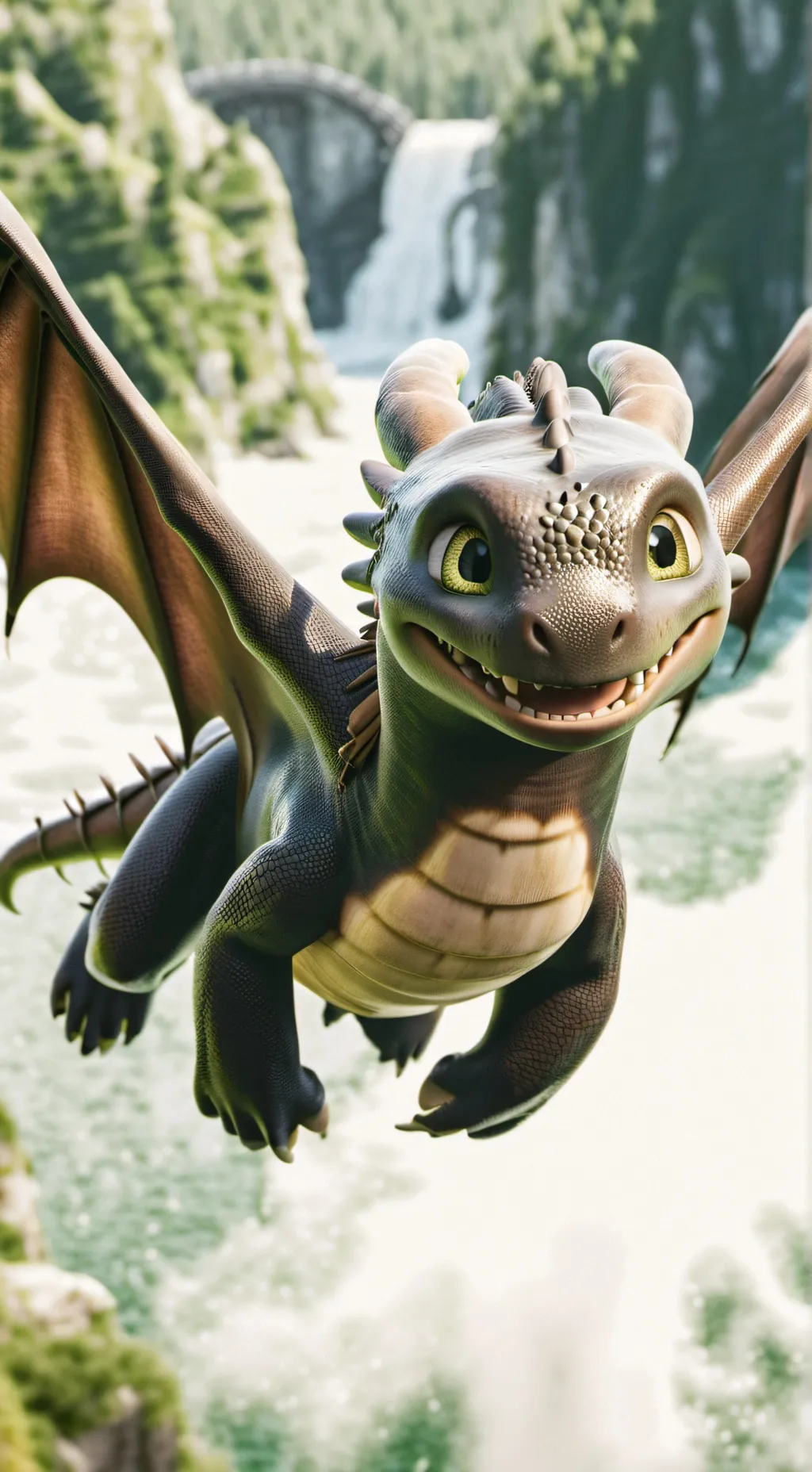 ai character: Httyd background