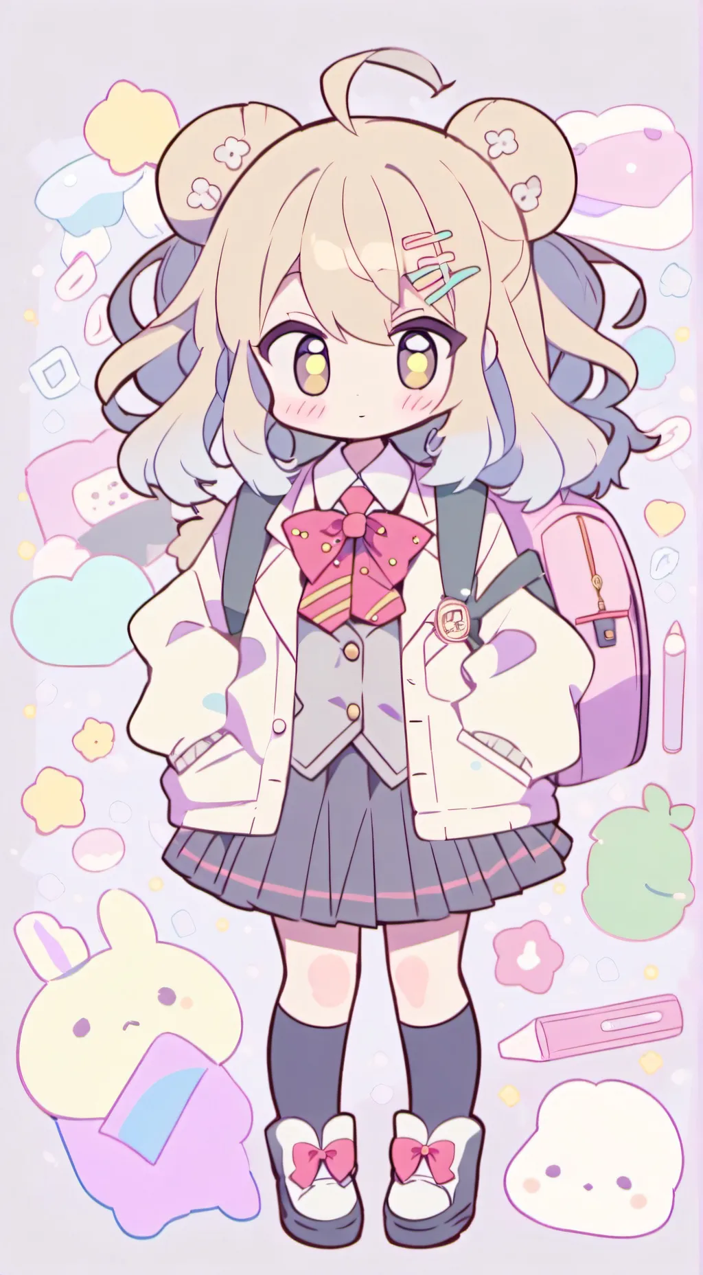ai character: AISCREAM!!! background