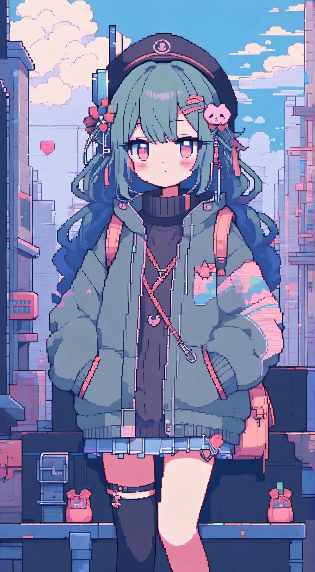 ai character: Phoebe  background