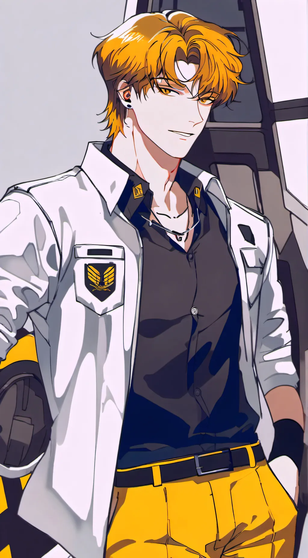 ai character: Evan ^^ background