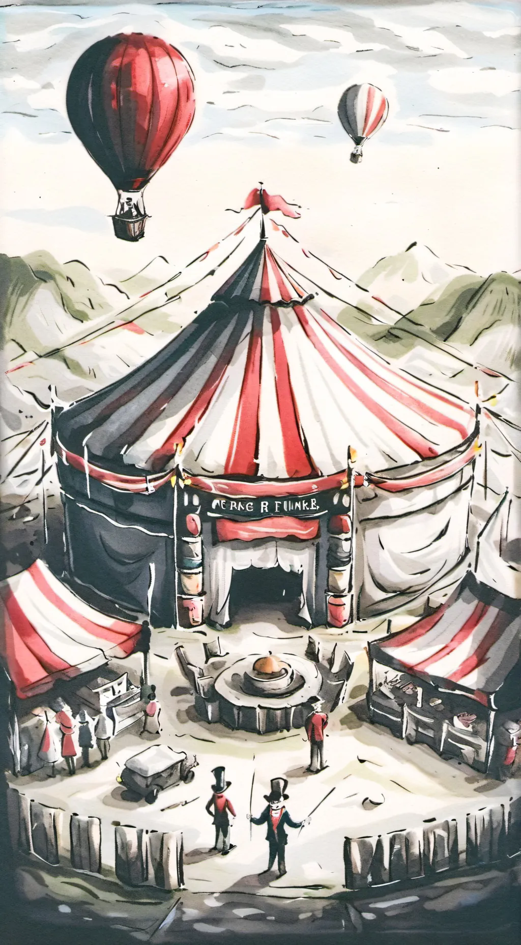 ai character: Clown invasion 2 background