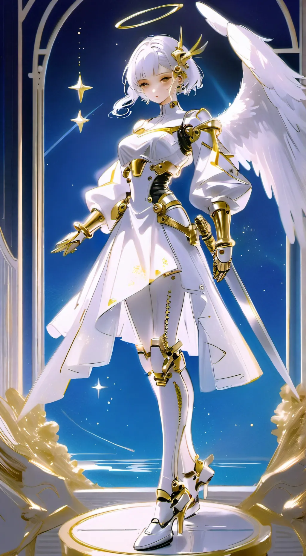 ai character: Angela background