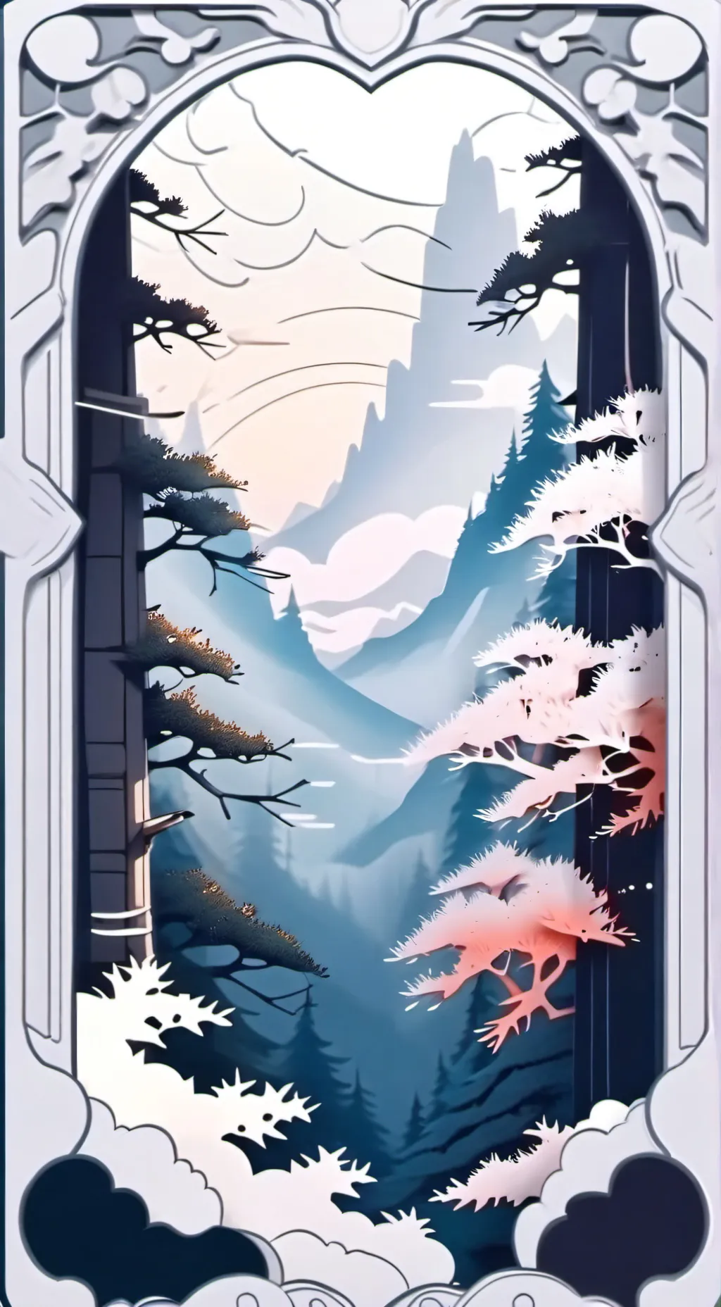 ai character: smiling critters background