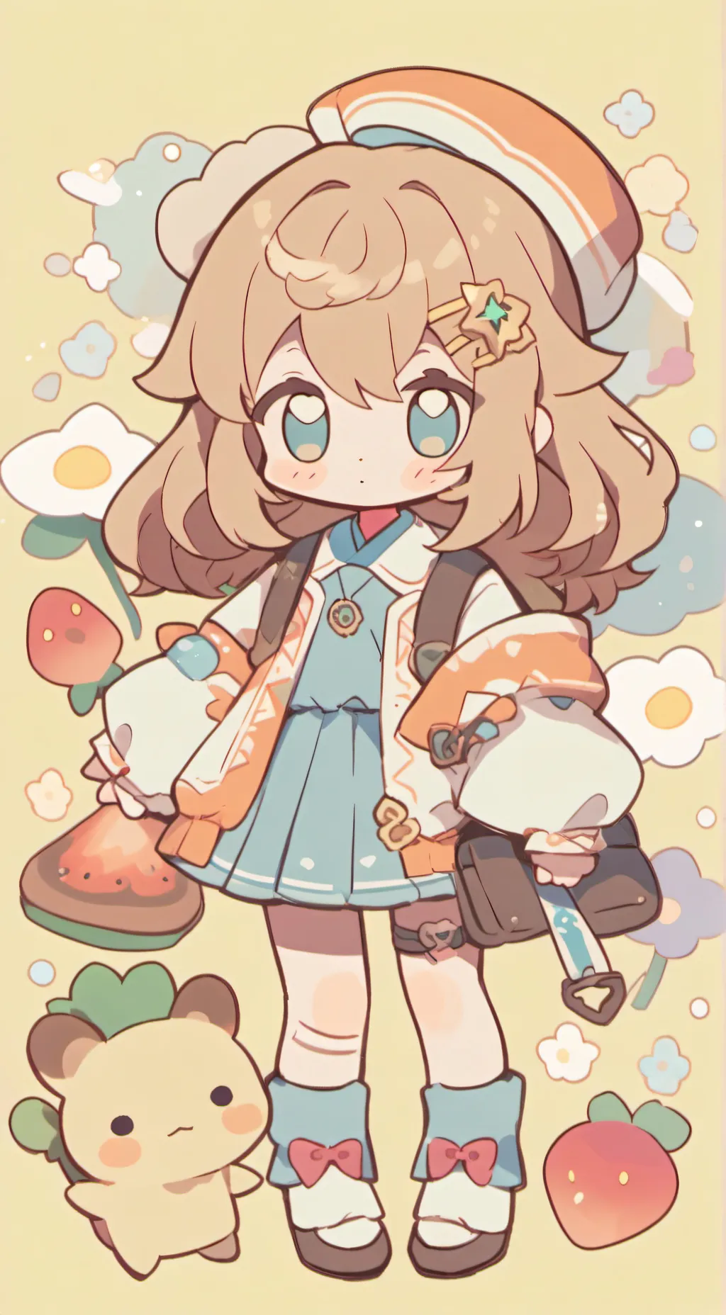 ai character: лена background