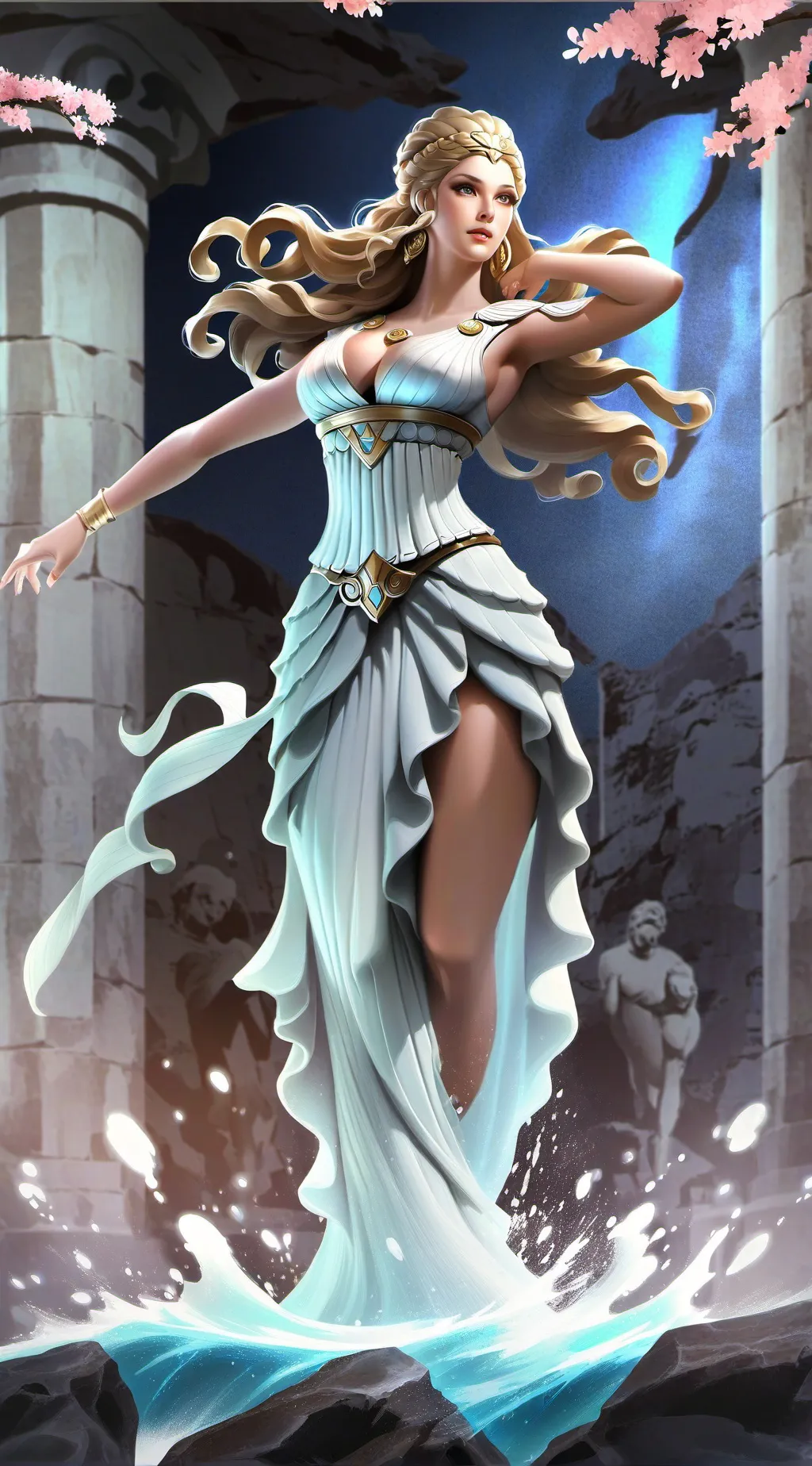 ai character: aphrodite  background