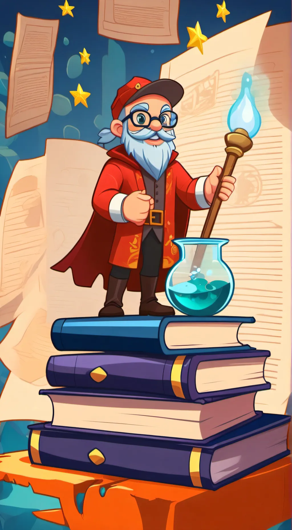 ai character: Mestre Fretwik background