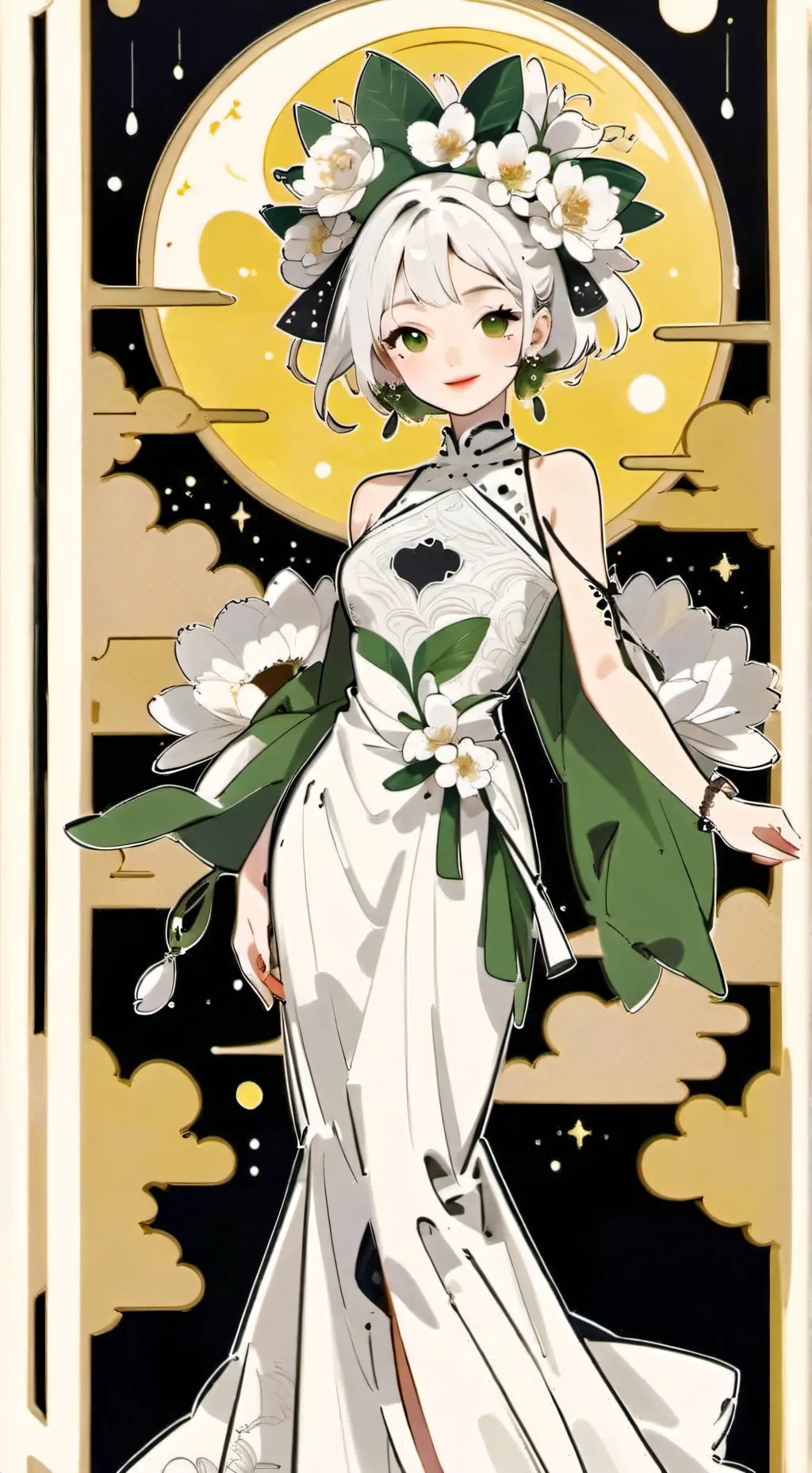 ai character: Luna background