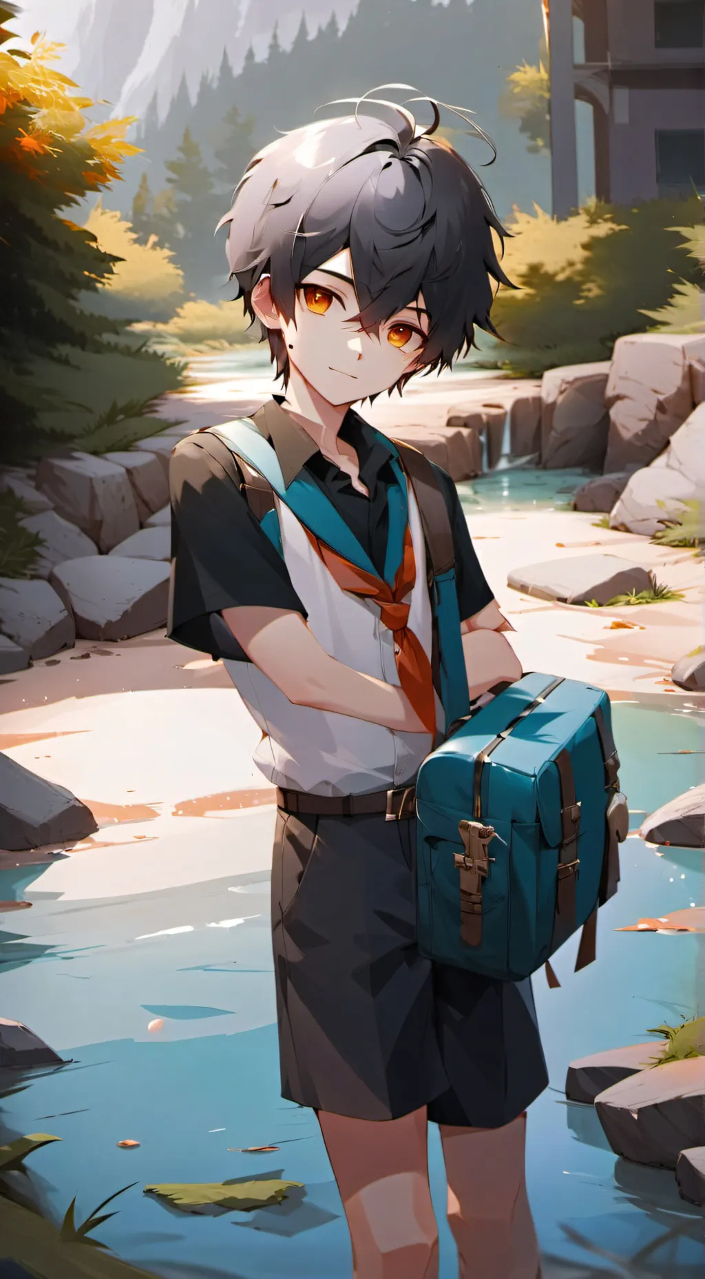 ai character: something  background
