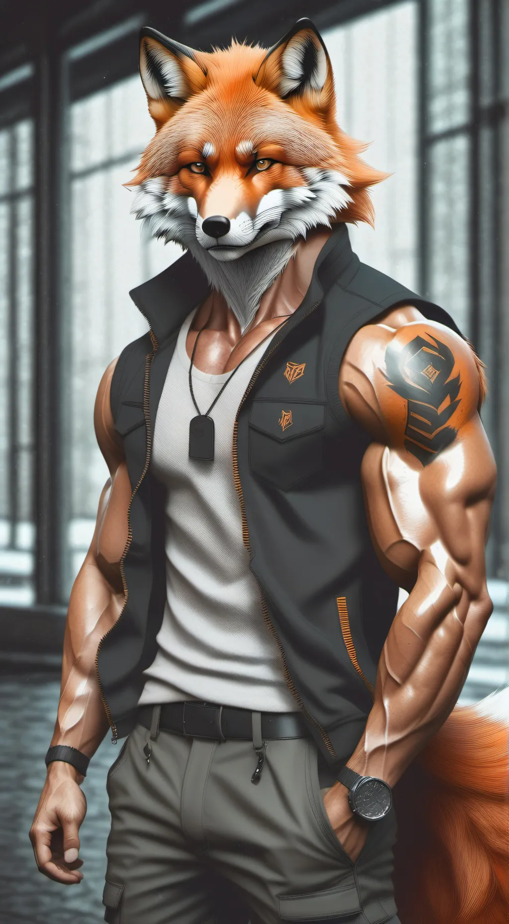 ai character: Алан Тейл background