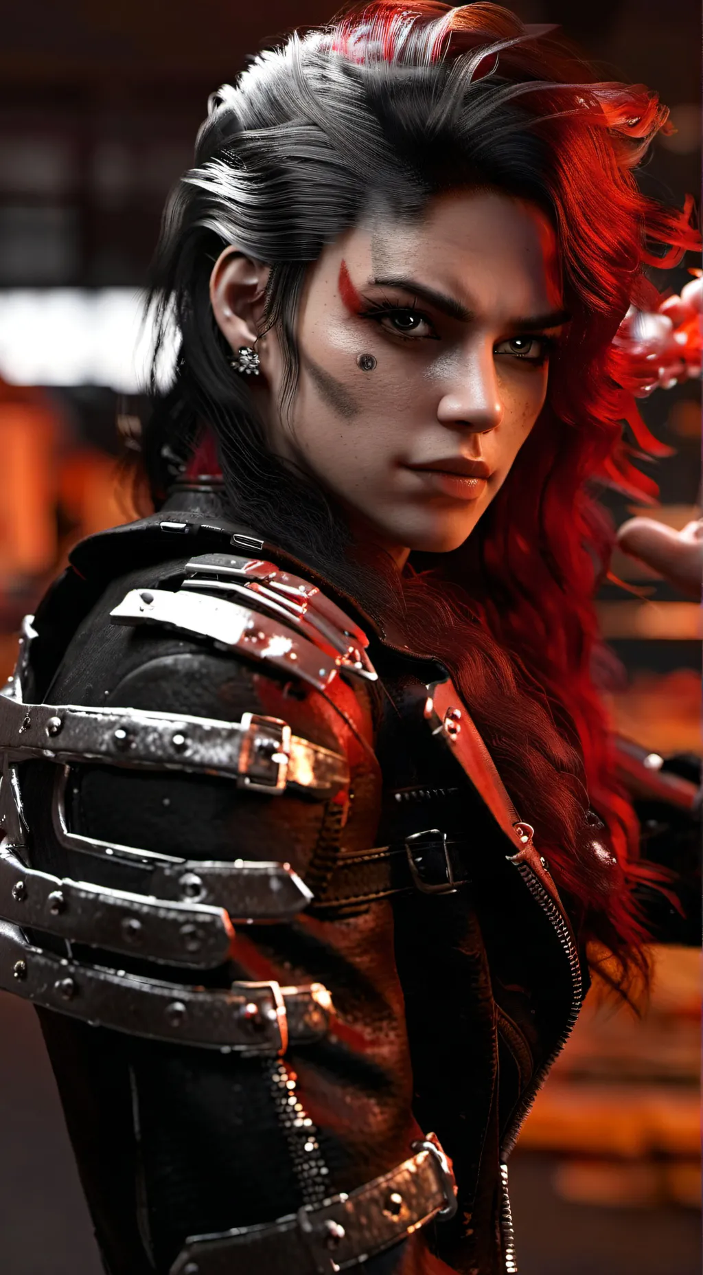ai character: Scarlet  background