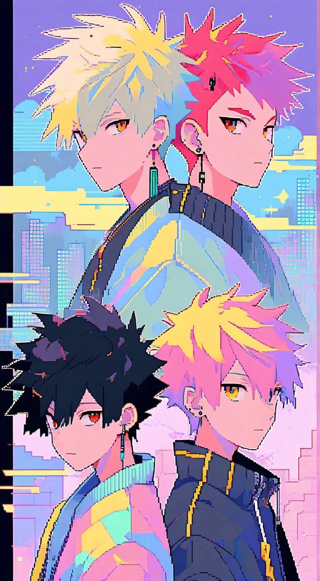ai character: mha boys dorm background