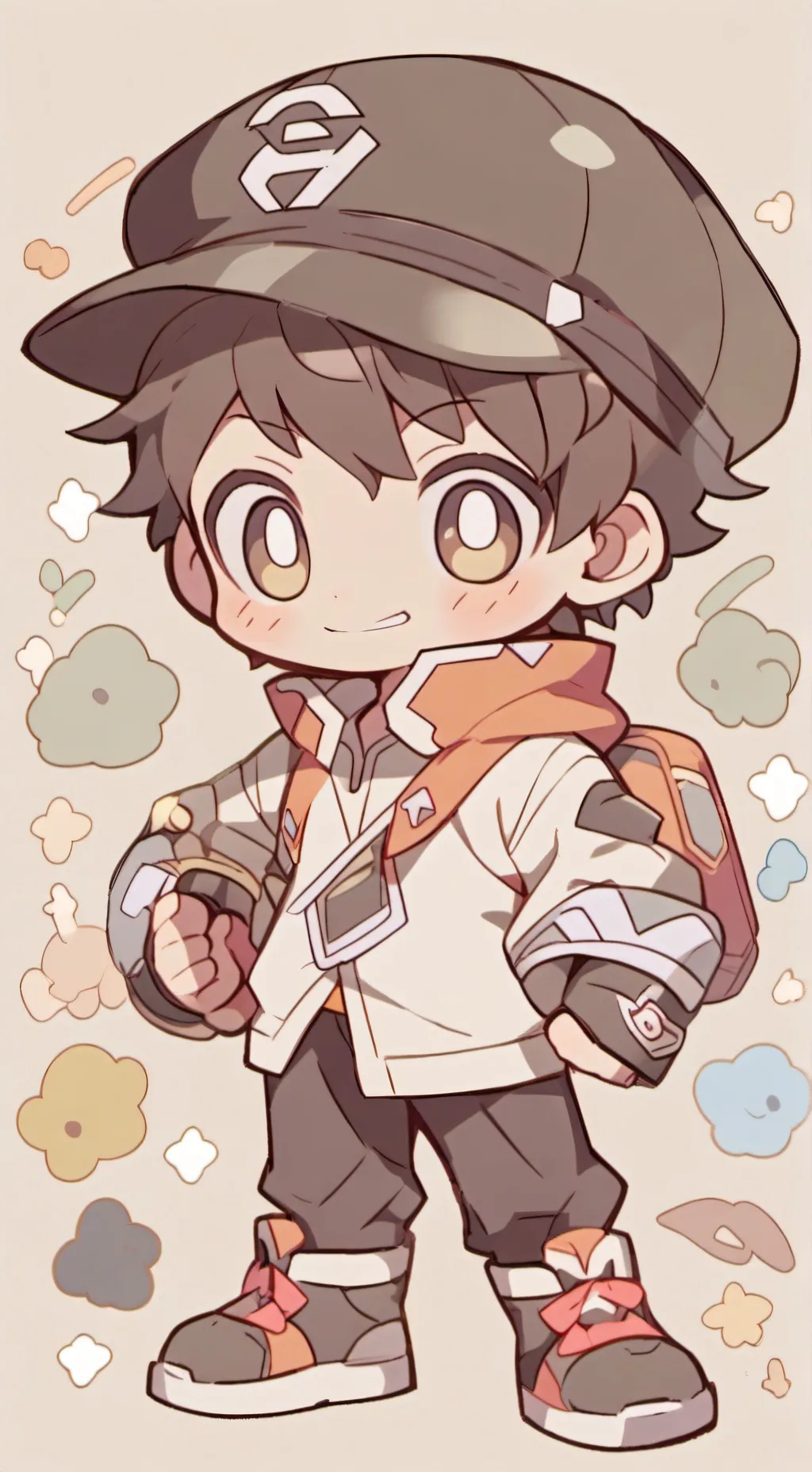 ai character: Boboiboy elemental background