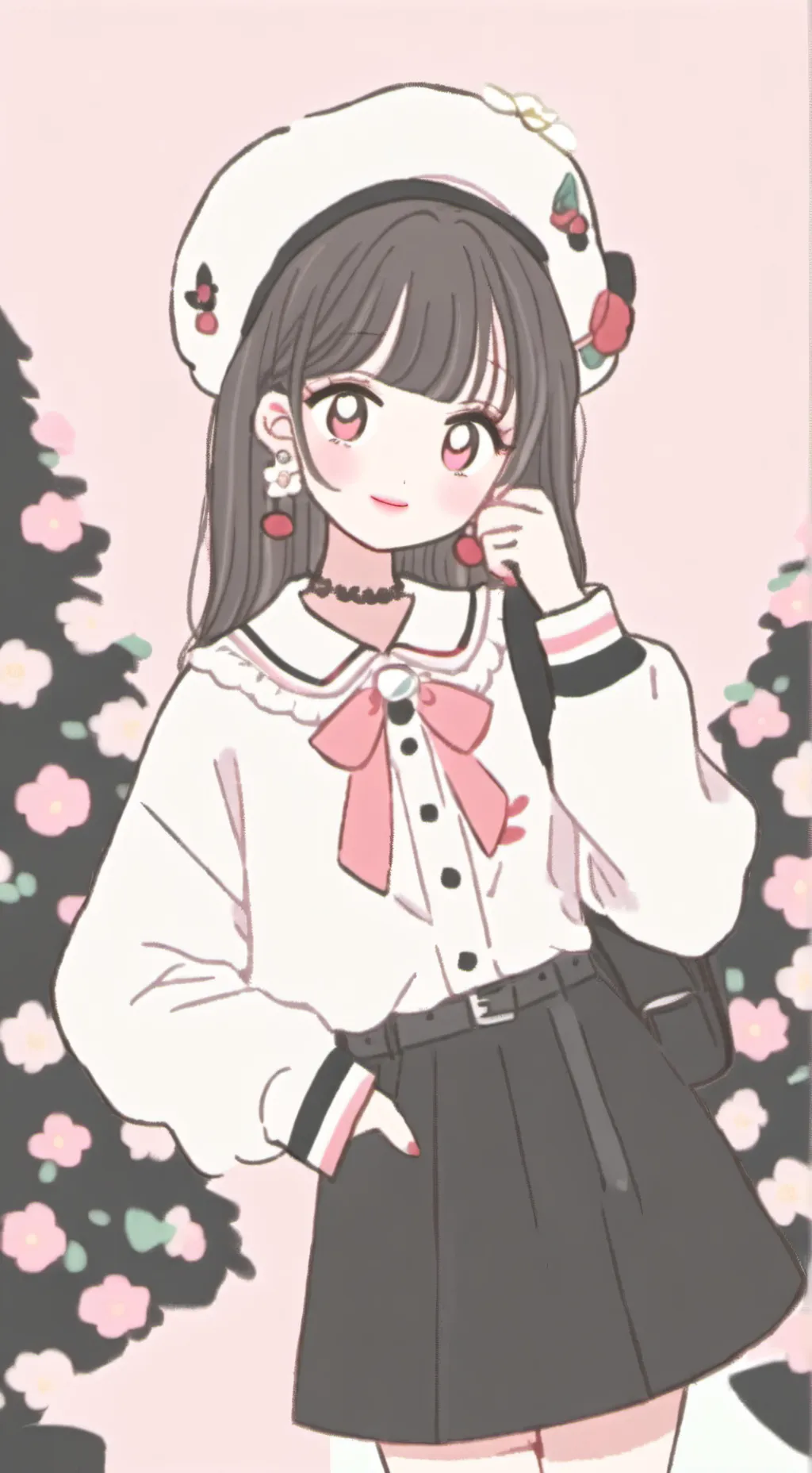 ai character: Kny karaoke🎤 background