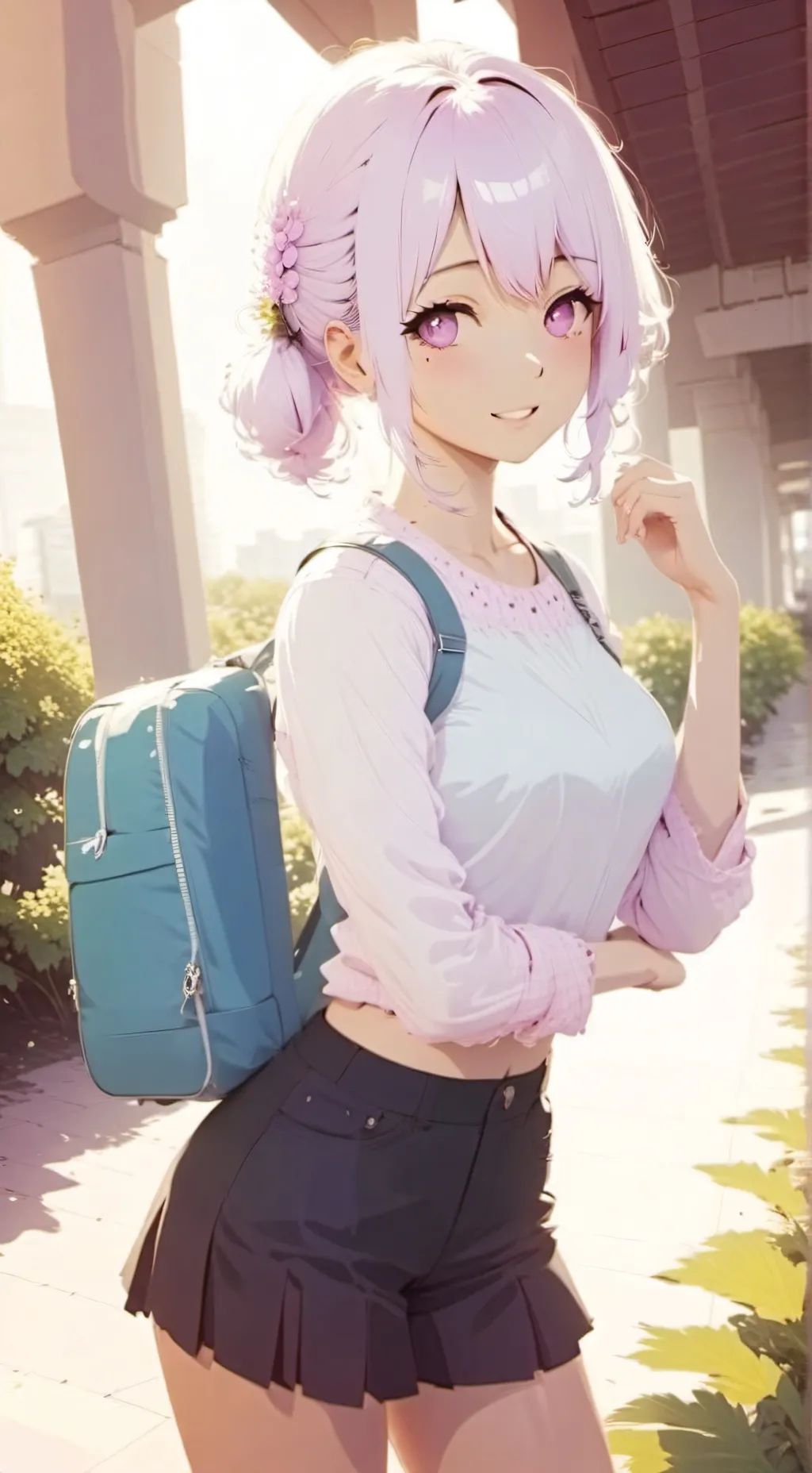 ai character: Angel Sarai background