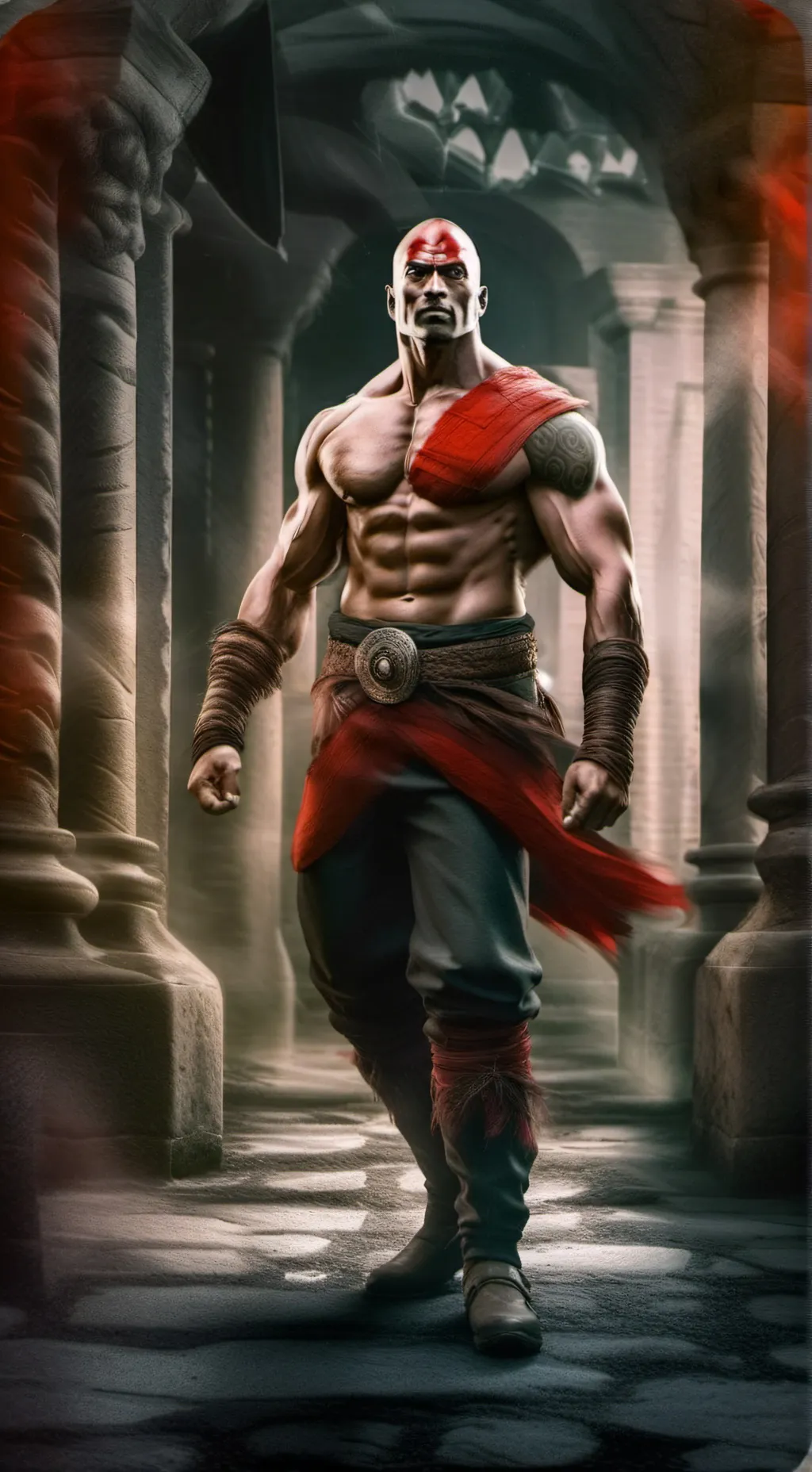 ai character: Kratos background