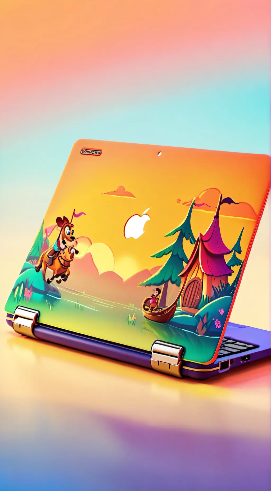 ai character: Chromebook trend  background