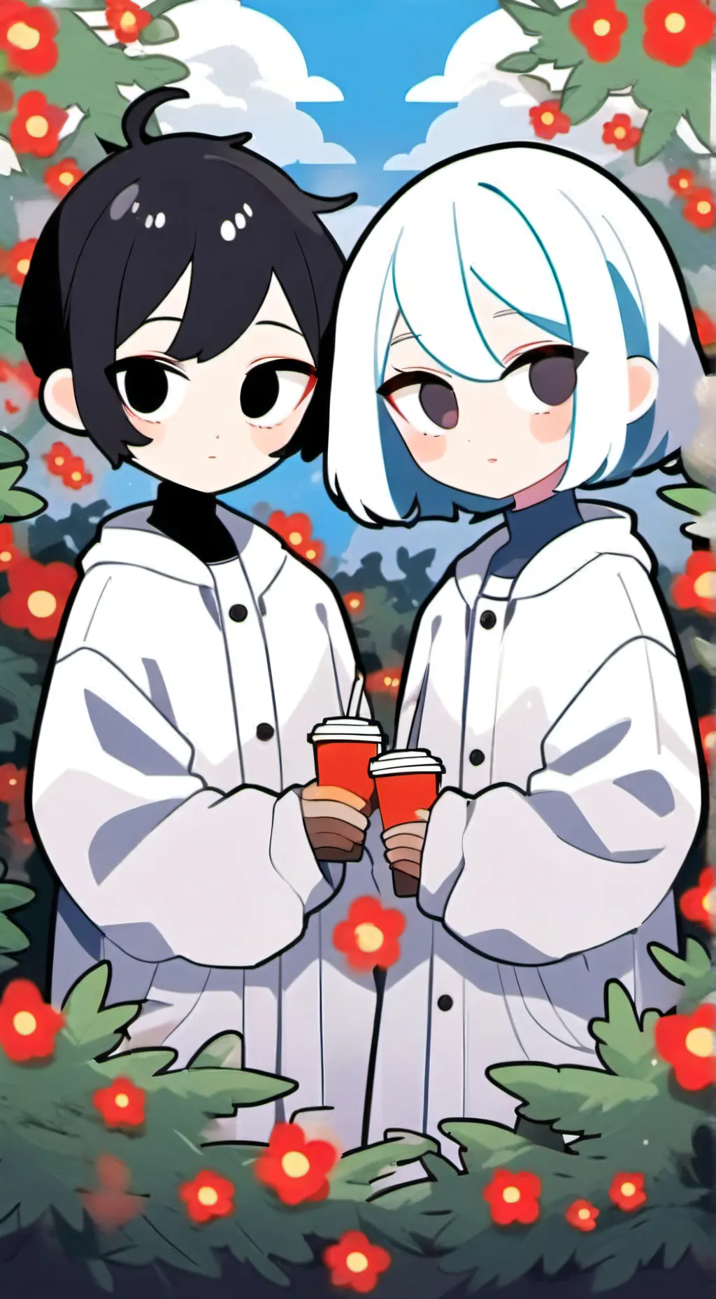 ai character: Gigi e connie  background