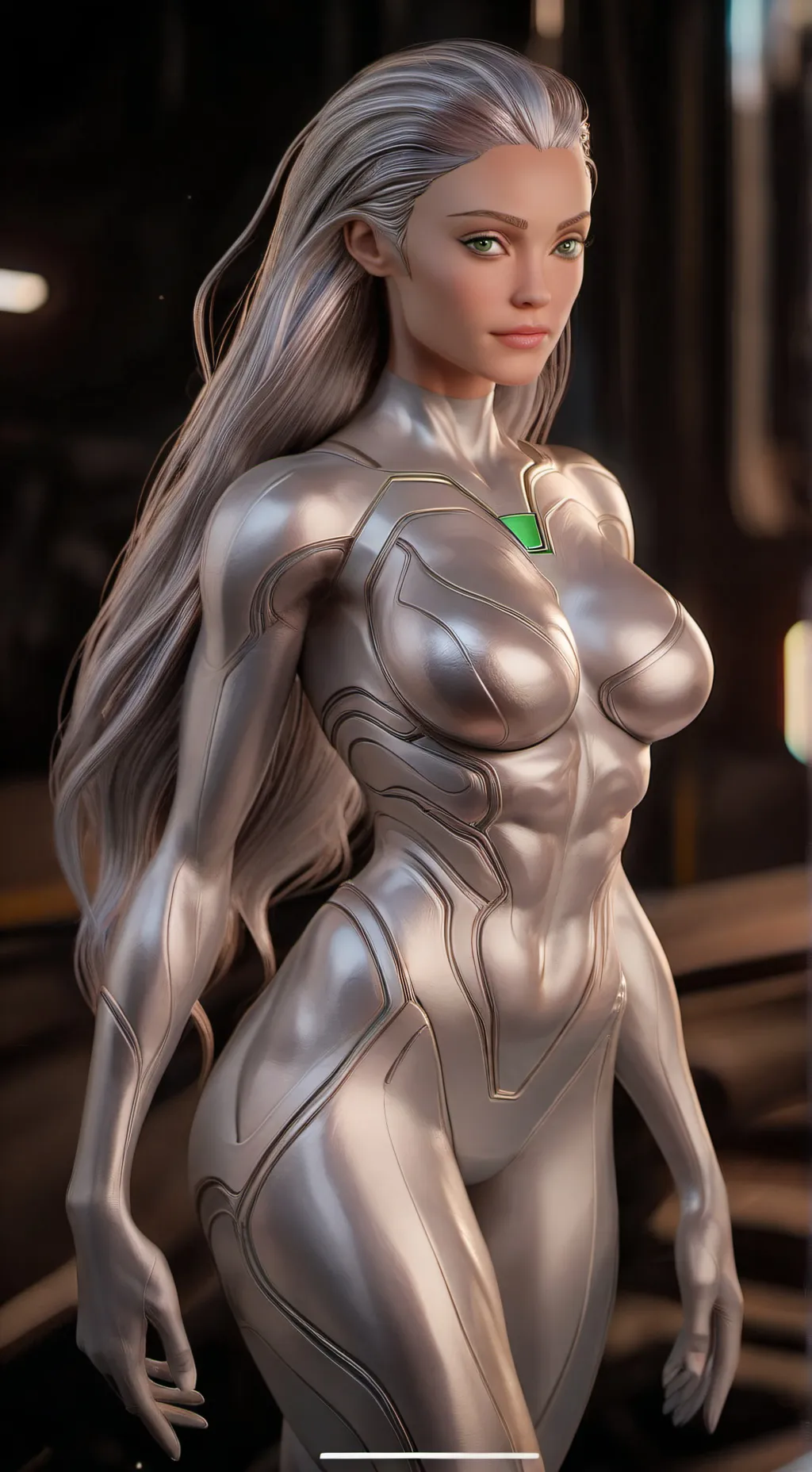 ai character: Silver Wave background