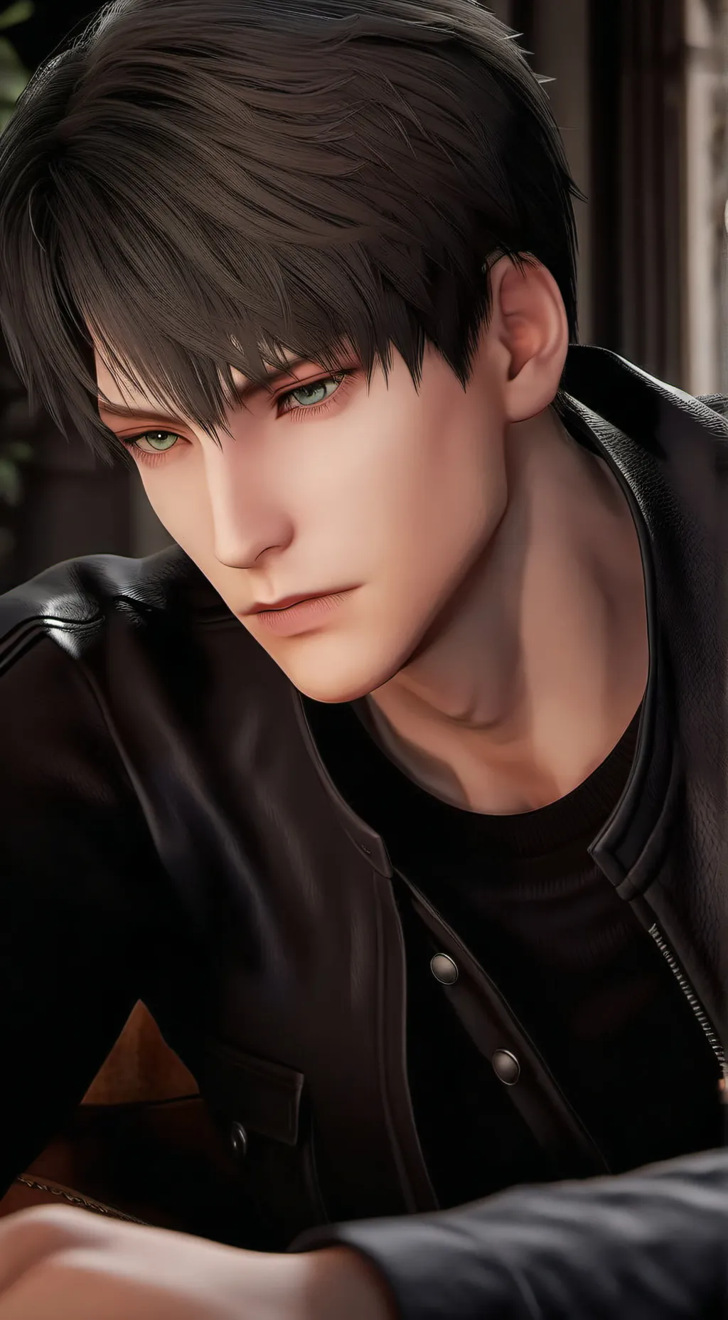 ai character: Matthew Sayersz  background