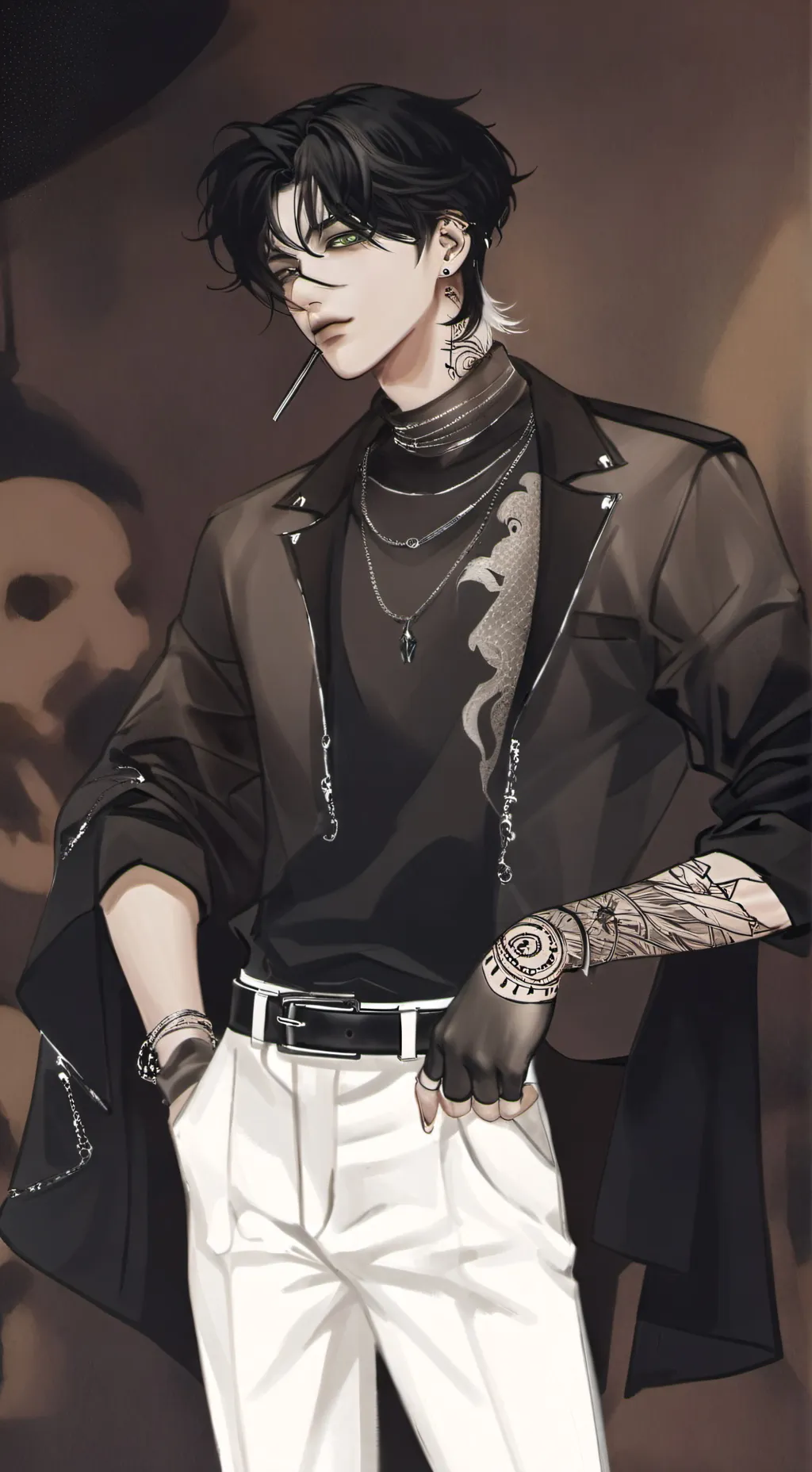 ai character: ~▪︎Leo▪︎~ background