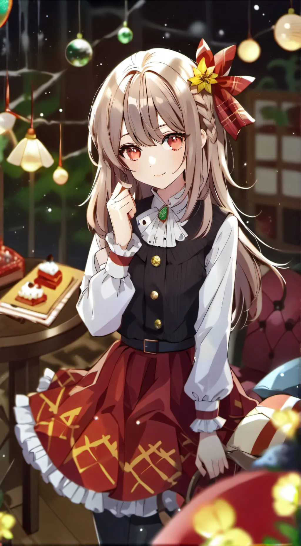 ai character: Mía  background