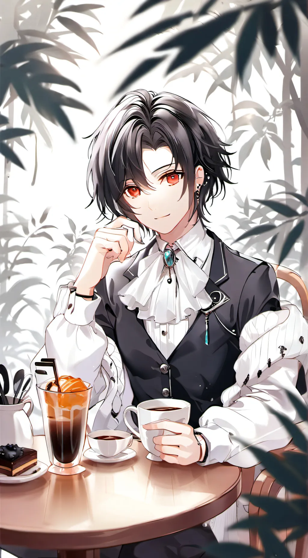 ai character: Paycheck ig yay background