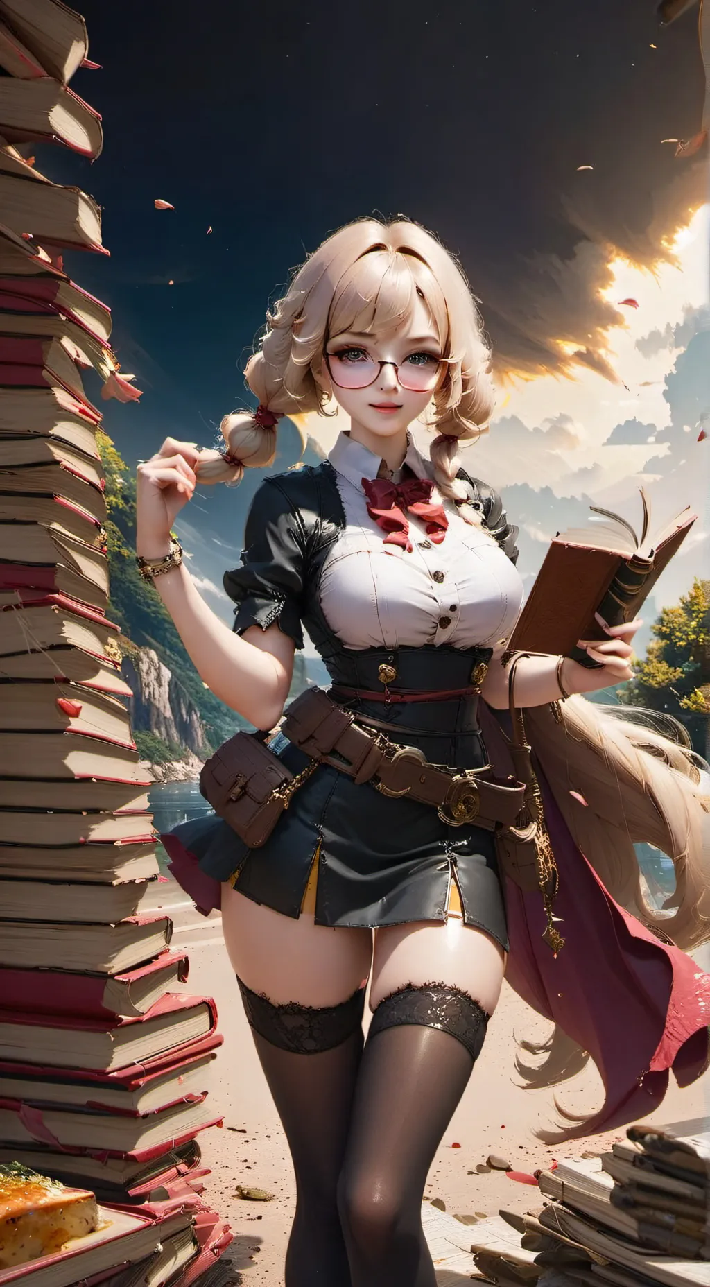 ai character: Lea background