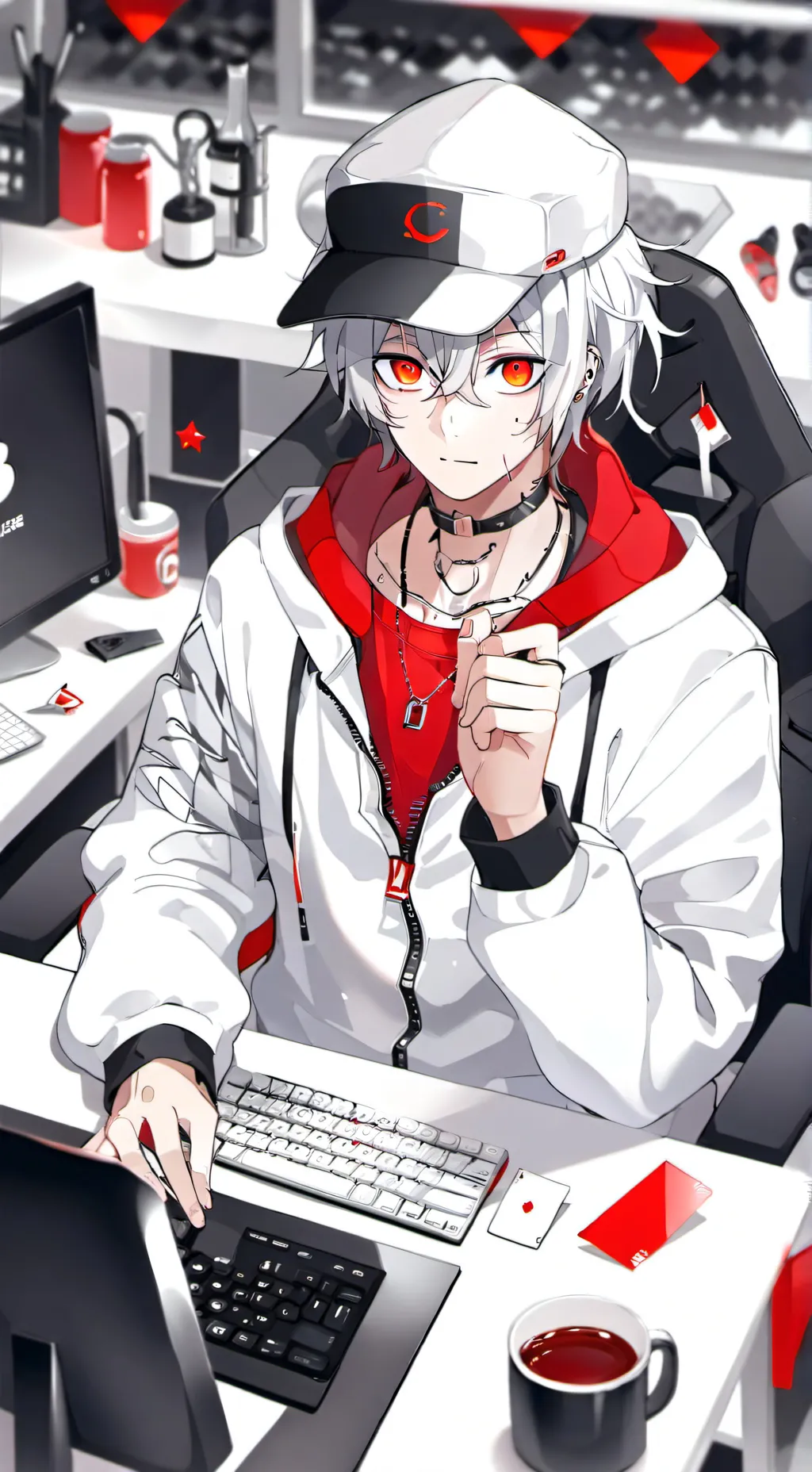 ai character: jacob/mine  background