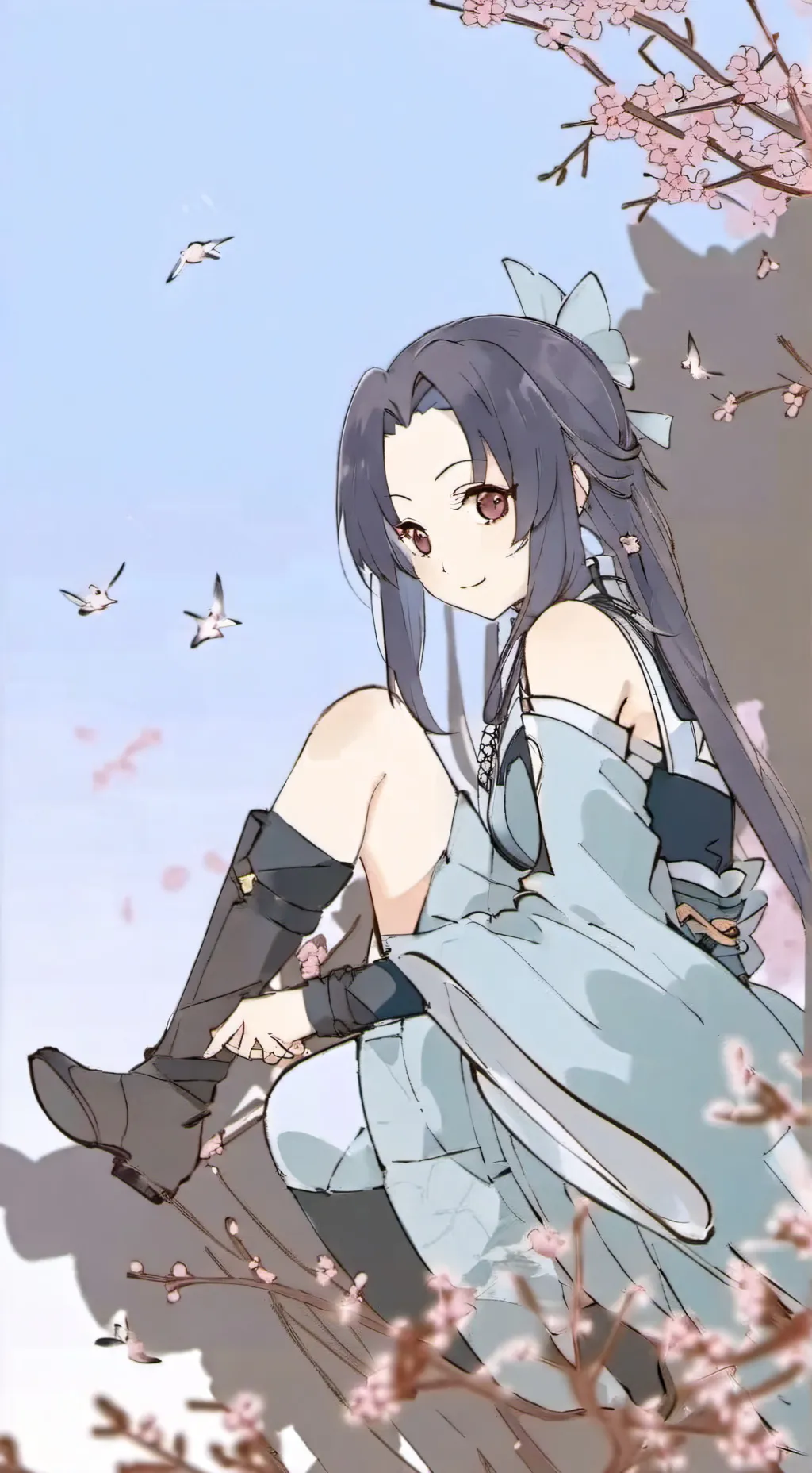 ai character: giyu × shinobu background