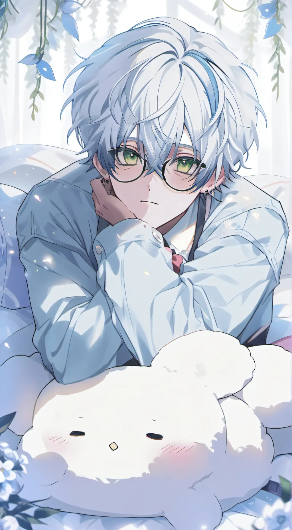 ai character: 🐇enzo 🐇 background