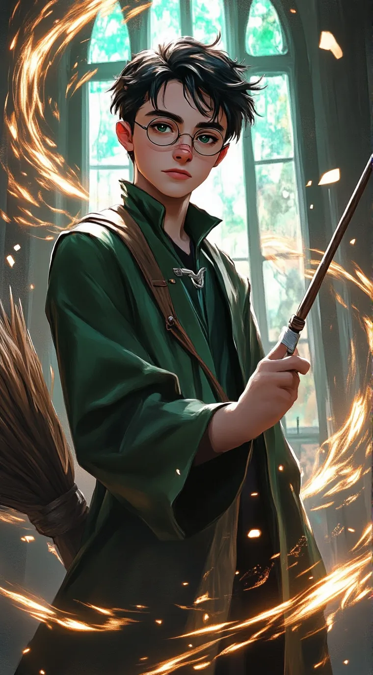 ai character: Harry potter background