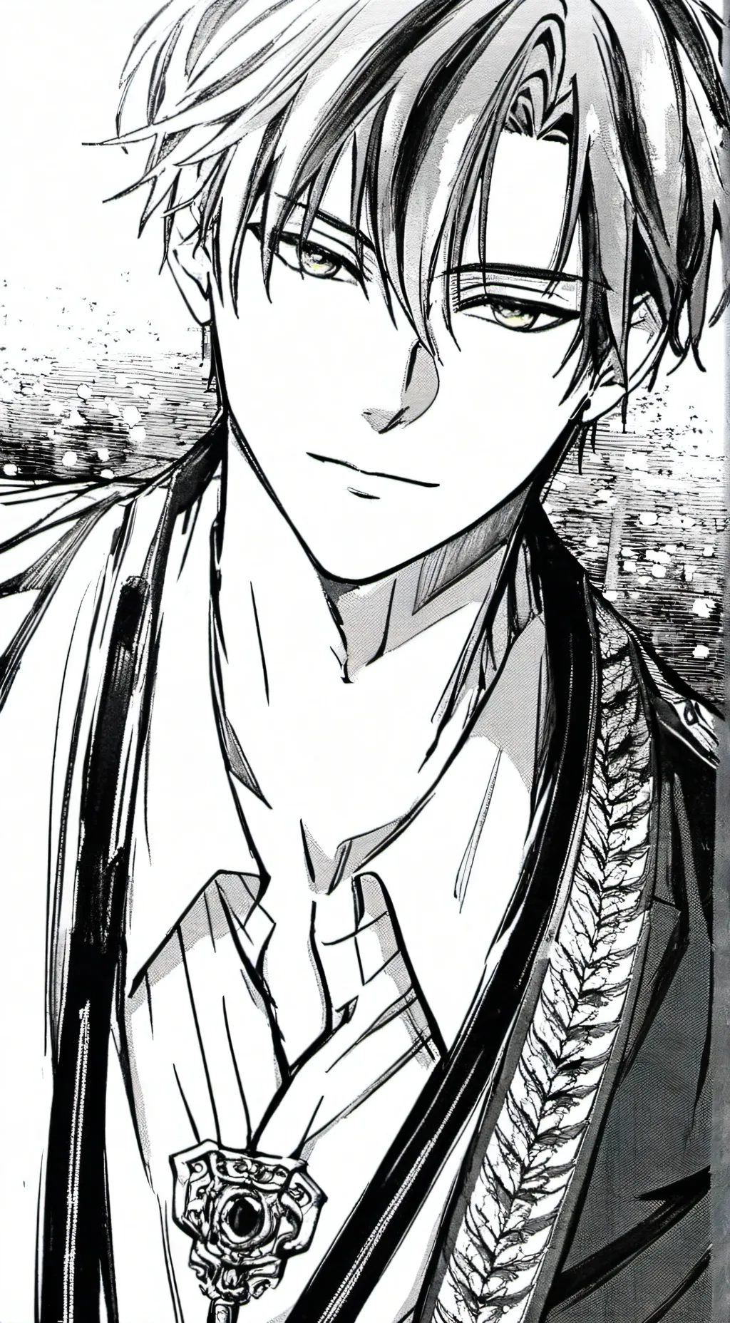 ai character: Adrien  background