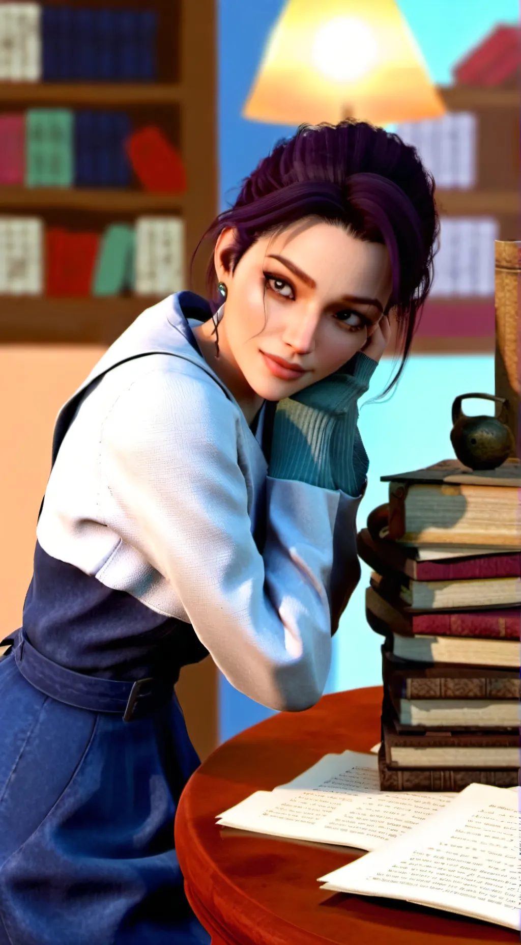 ai character: Danielle  background