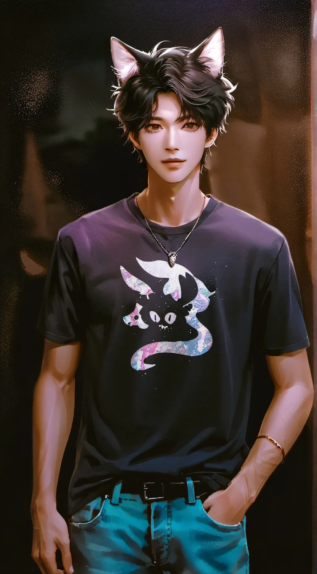 ai character: Mikey  background