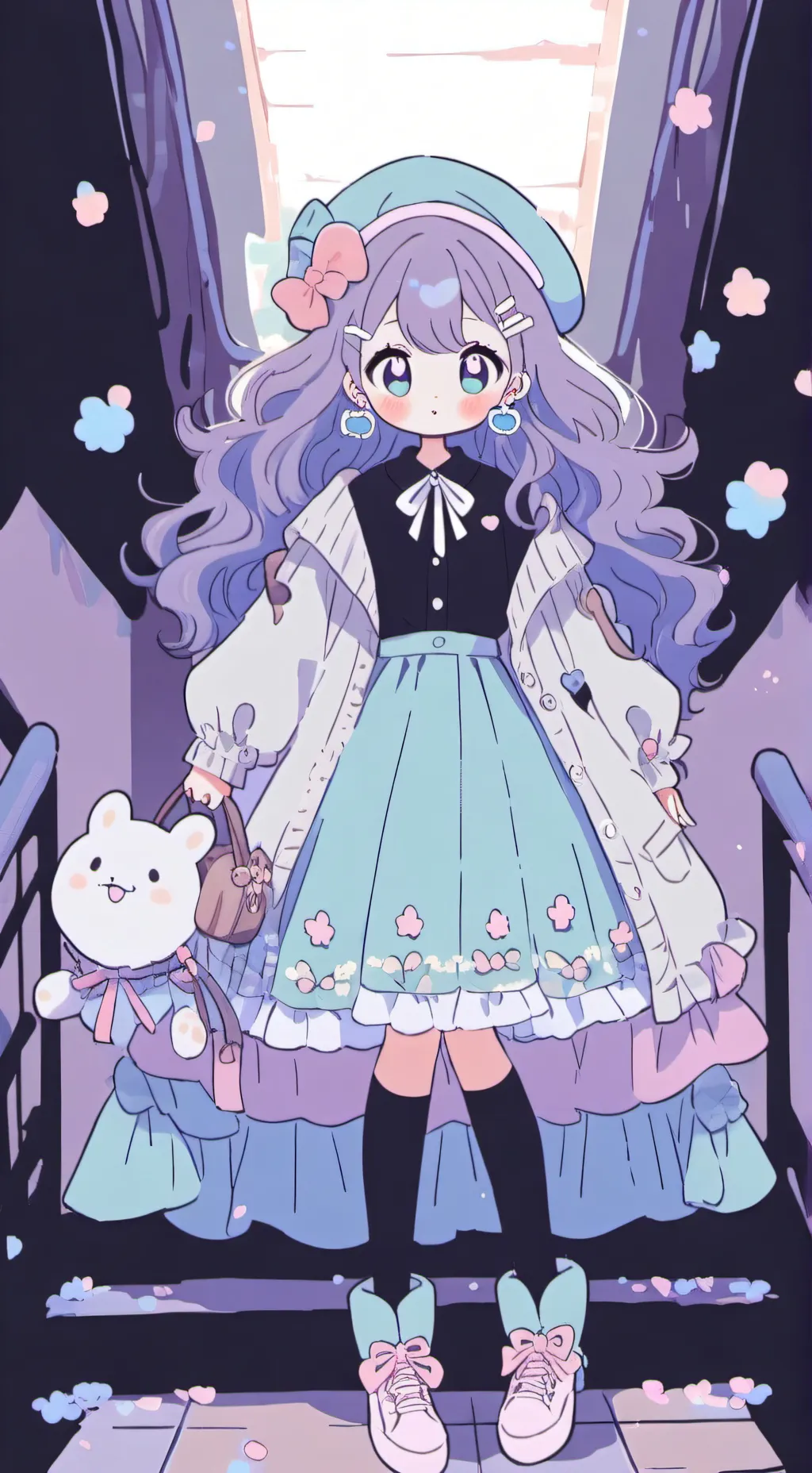 ai character: Lilly background