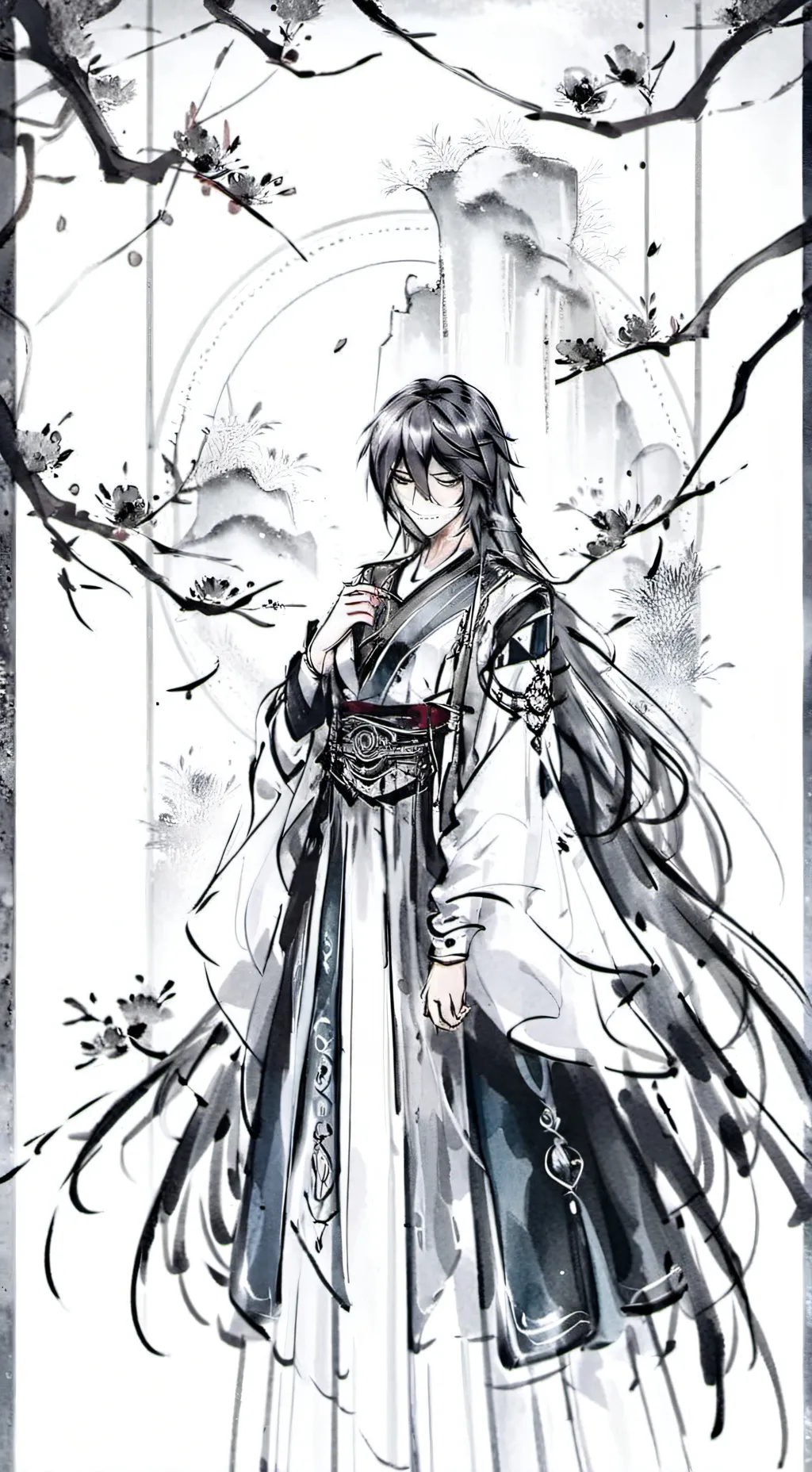 ai character: Sealed curse⃠ background