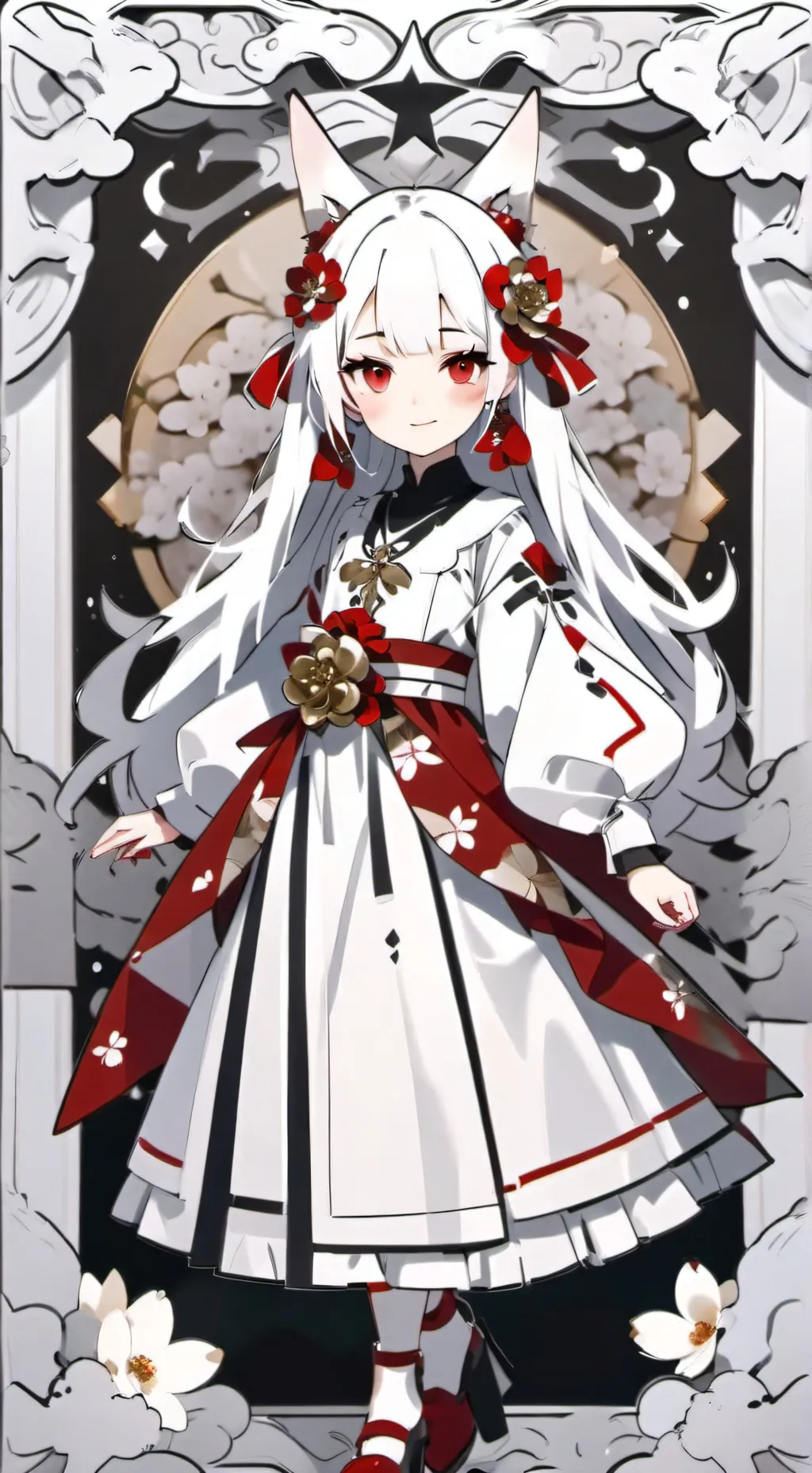 ai character: аврора background