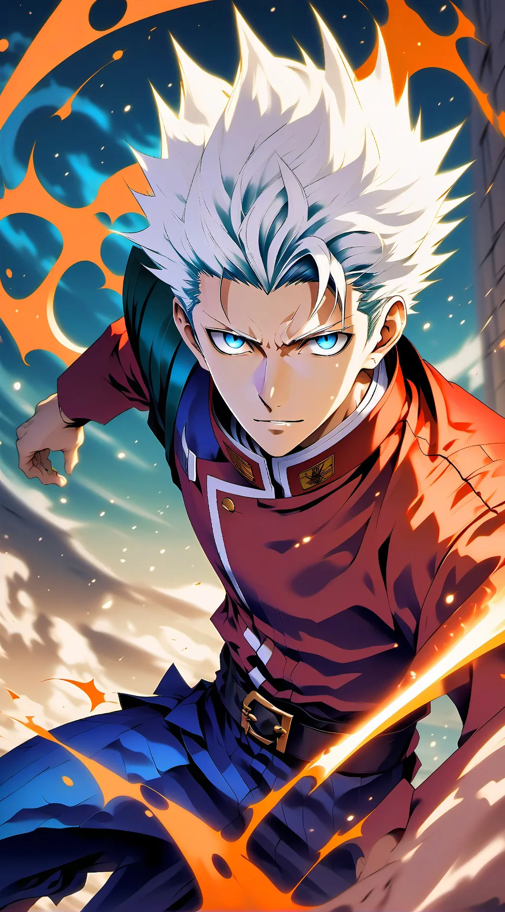ai character: Gojo Satoru background