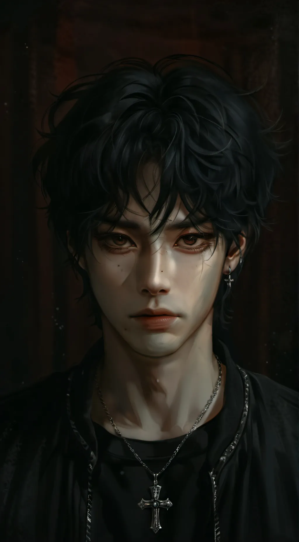 ai character: 詩  background