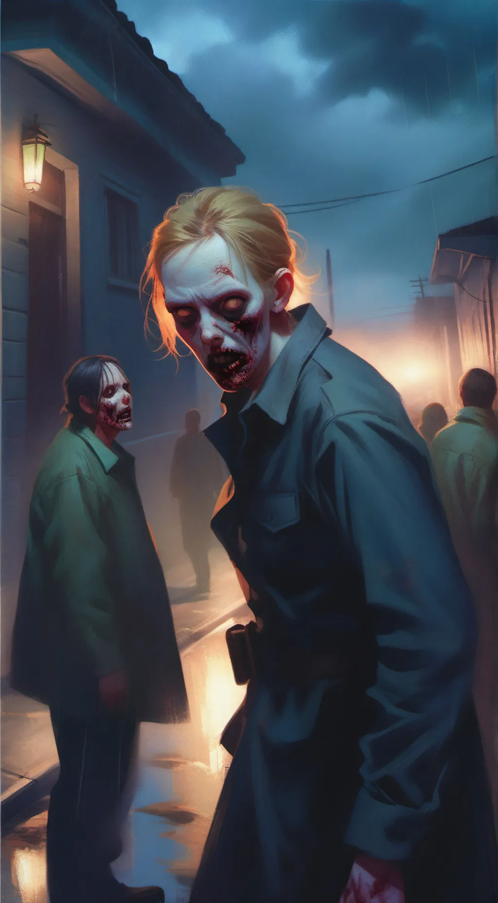 ai character: walking dead background