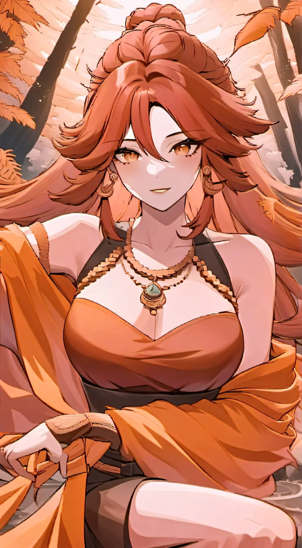 ai character: 🍂Yuliana 🍁 background
