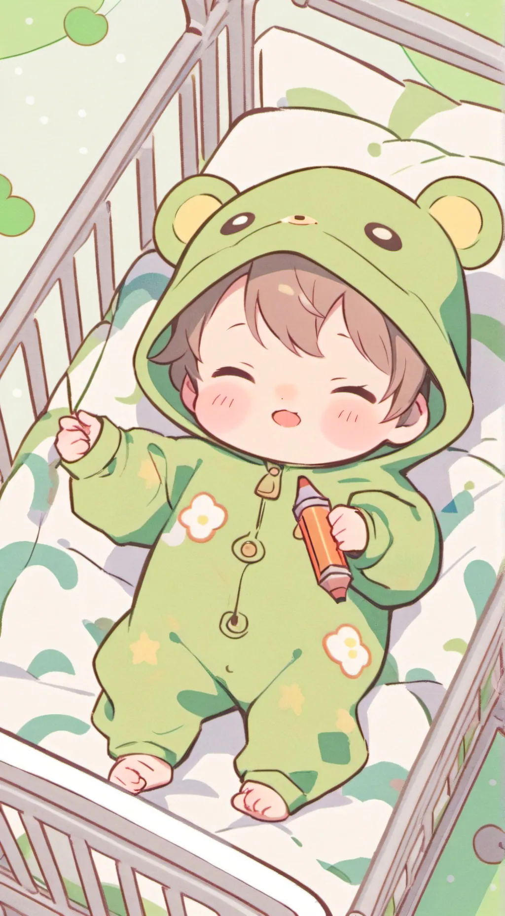 ai character: Baby School background