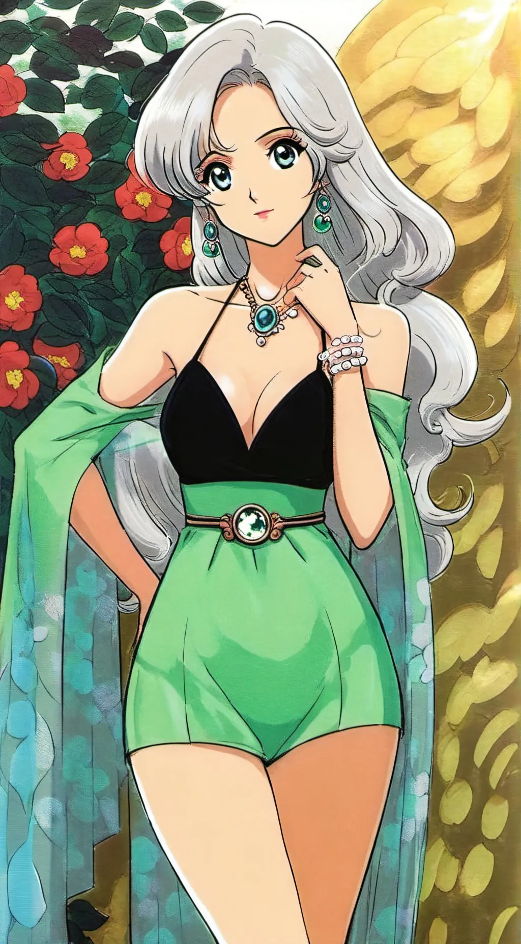 ai character: Jennifer  background
