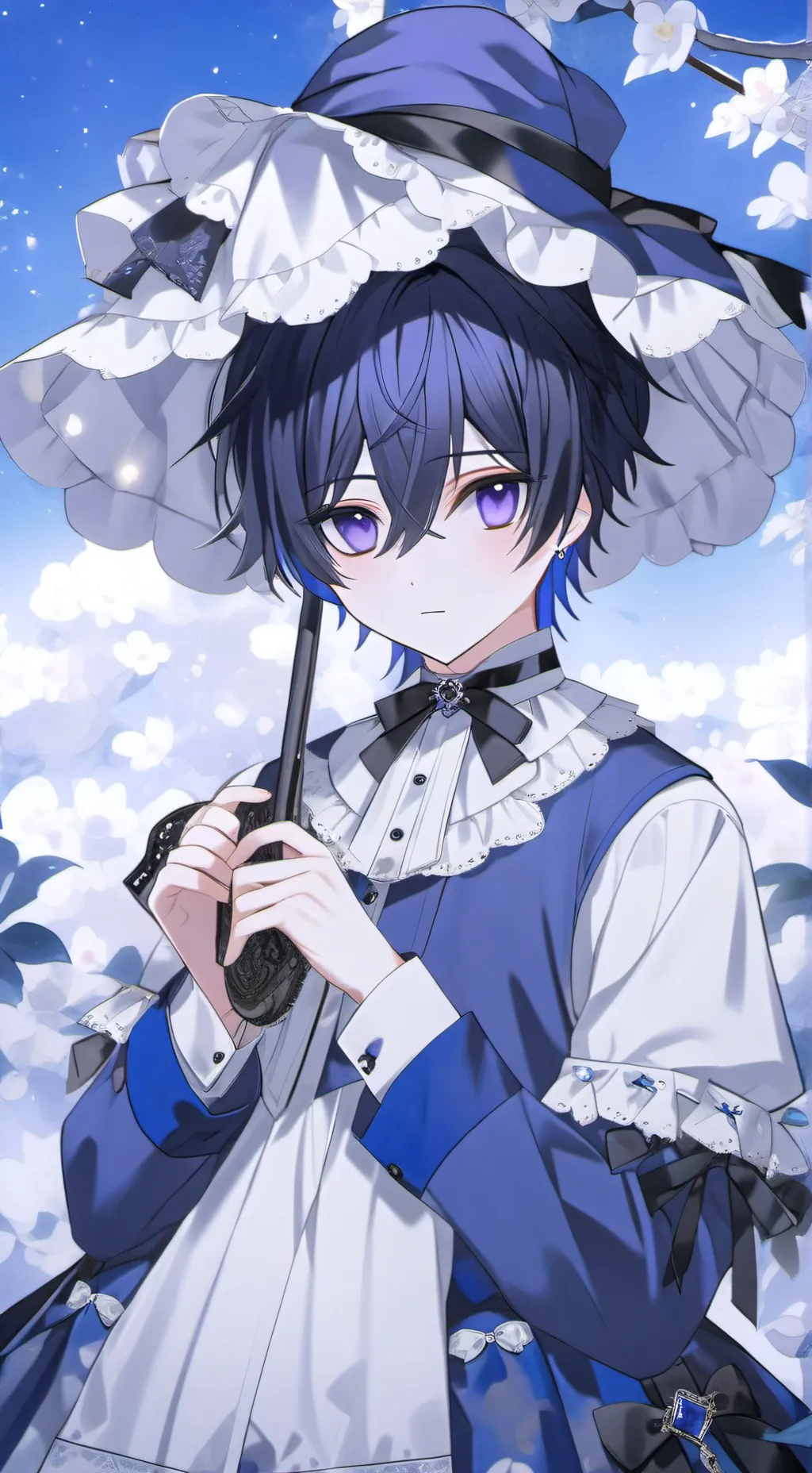 ai character: ソフトボーイ ♡ background