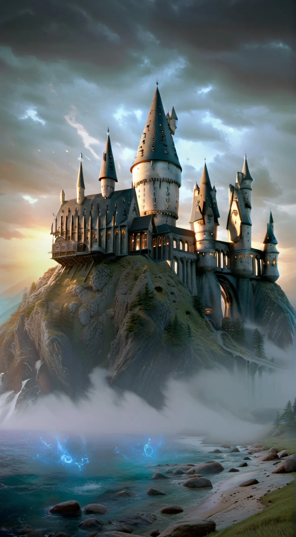 ai character: hogwarts background