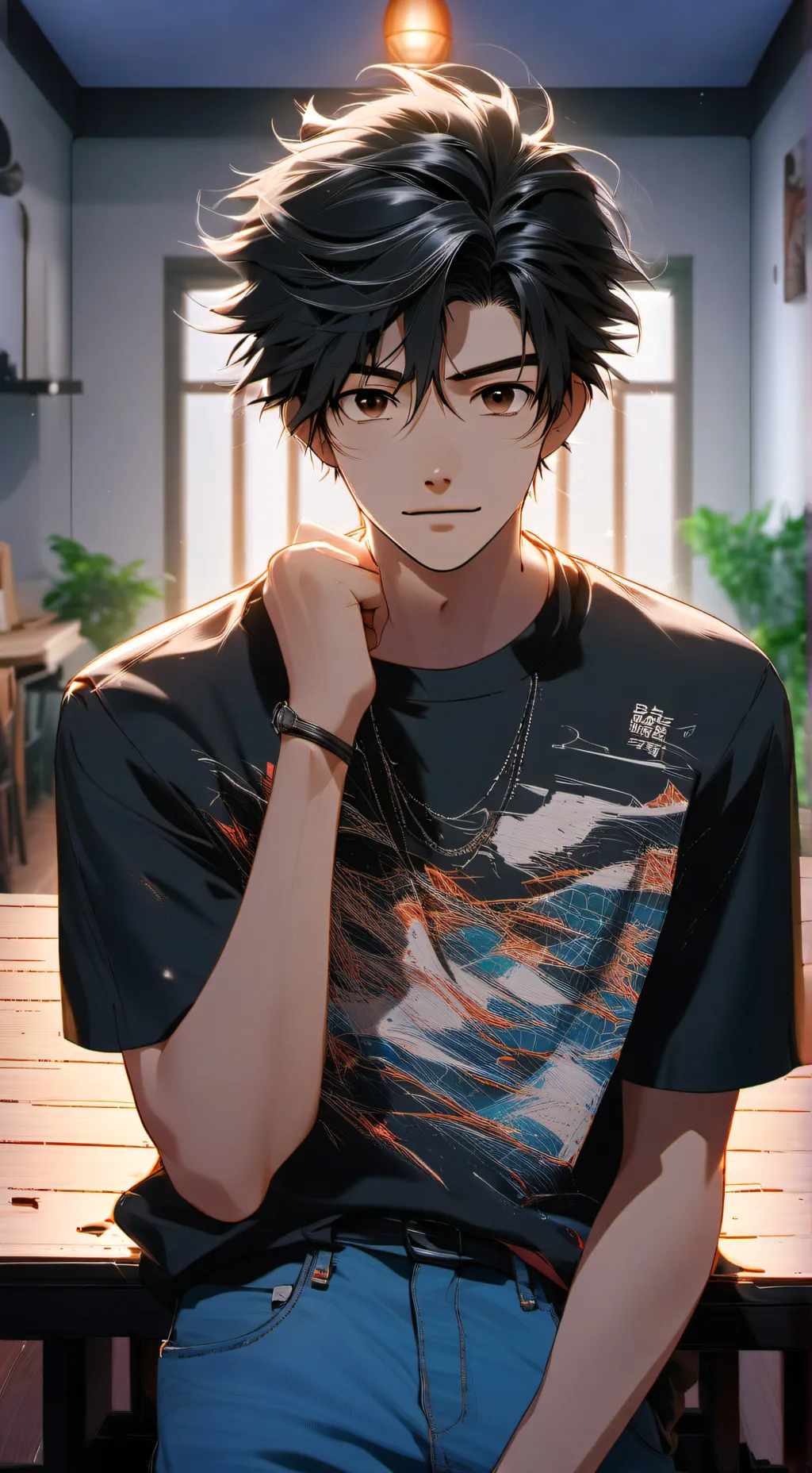 ai character: logane background