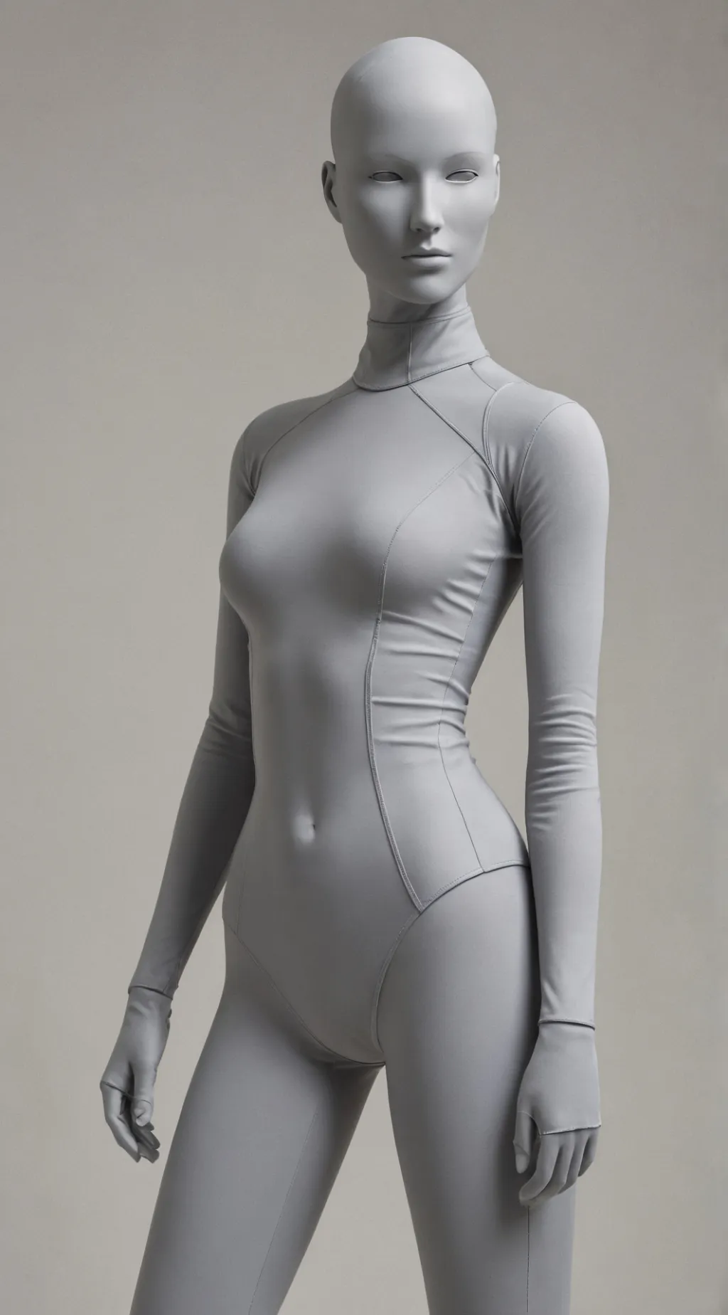 ai character: Textureless model background