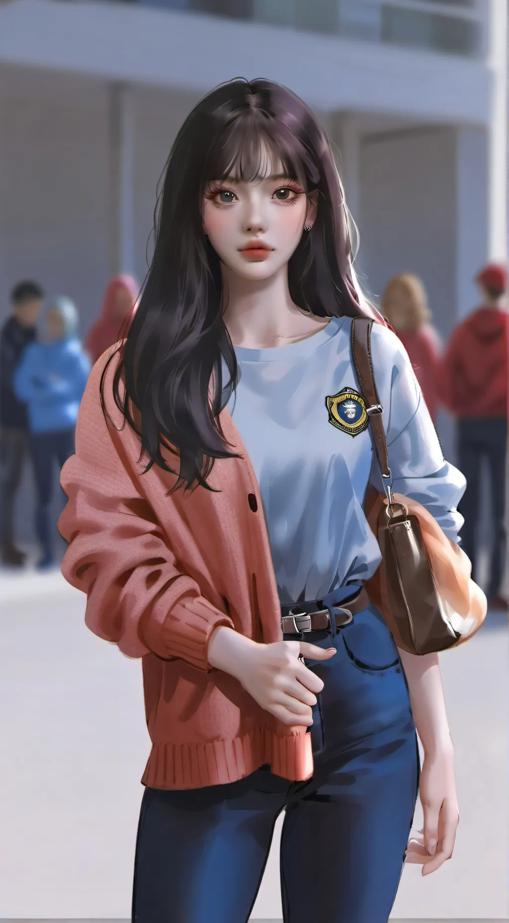 ai character: Marion  background