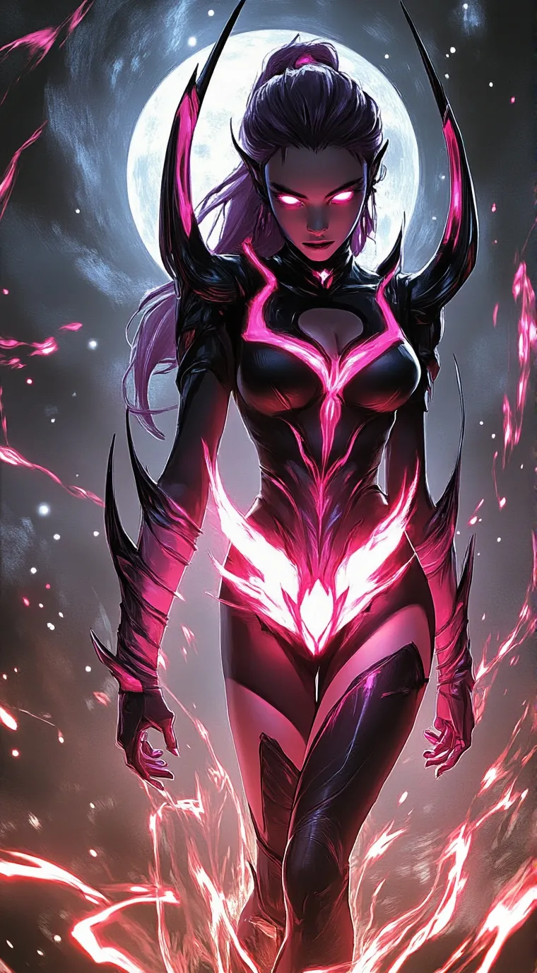 ai character: mistress luna background