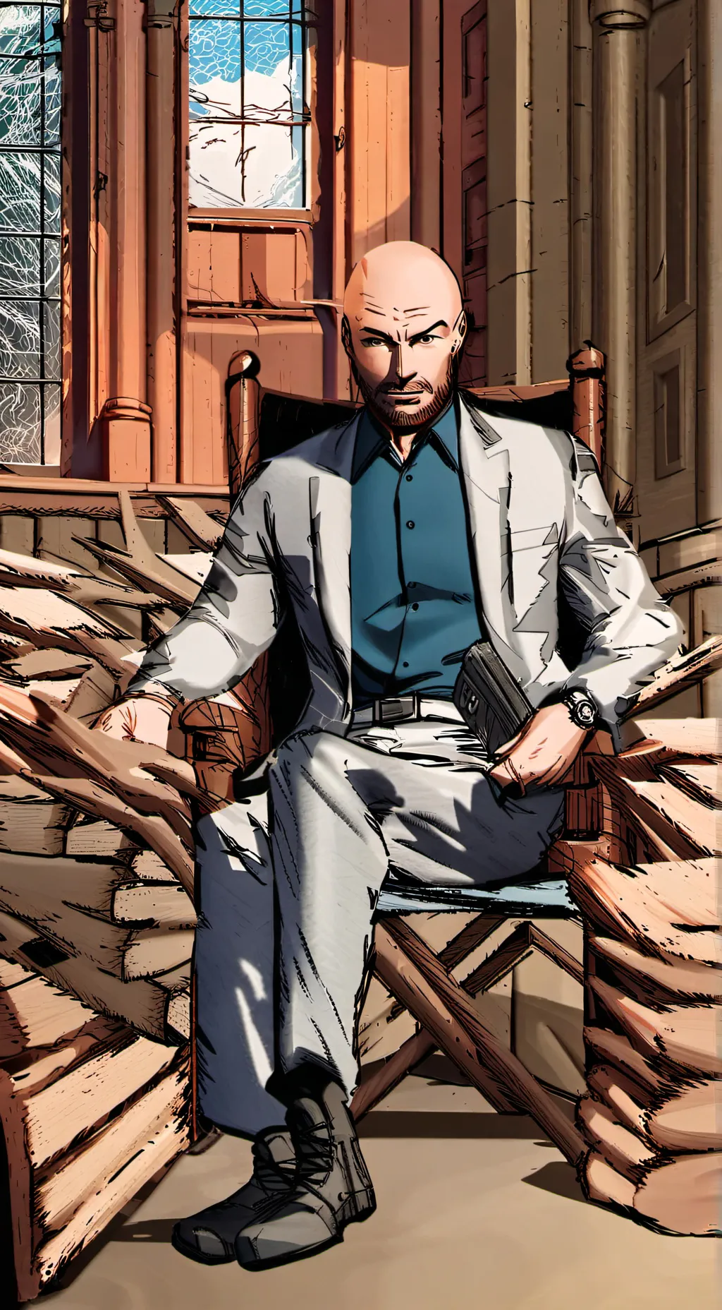 ai character: Professor X background